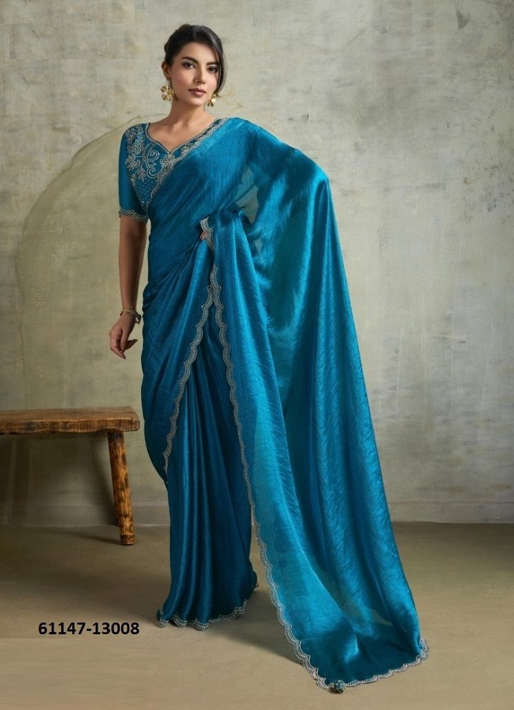 AMELIA - Catalog # 61147 (Set of 8 Sarees) MADE IN INDIA BY SUMA DESIGNER