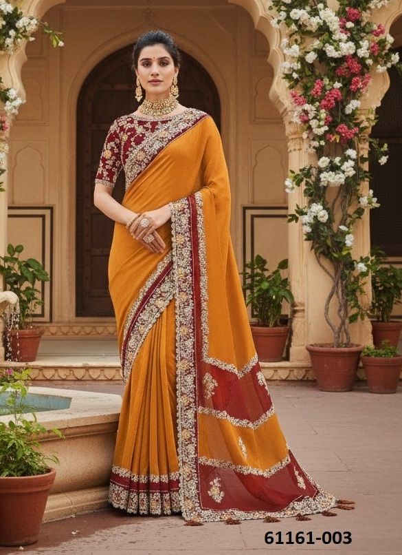 RUBY - Catalog # 61161 (Set of 12 Sarees) MADE IN INDIA BY MAHOTSAV RUBY - Catalog # 61161 (Set of 12 Sarees) MADE IN INDIA BY MAHOTSAV