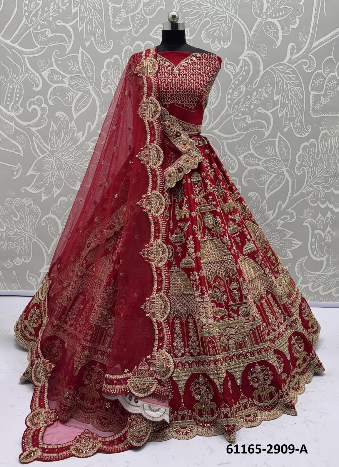 SERIES 2908-2916 - Catalog # 61165 (Set of 29 Semi-Stitched Lehengas) MADE IN INDIA BY DESI MUSE