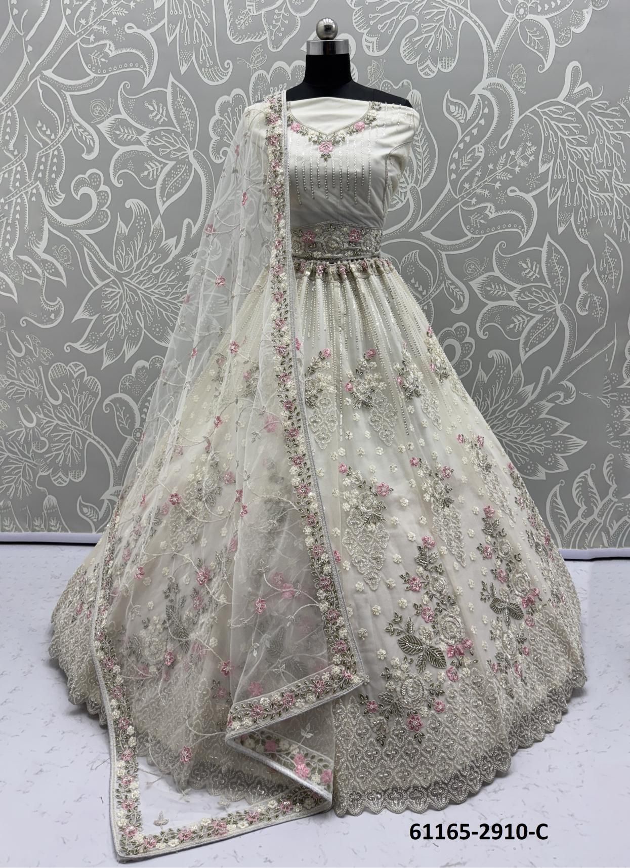 SERIES 2908-2916 - Catalog # 61165 (Set of 29 Semi-Stitched Lehengas) MADE IN INDIA BY DESI MUSE
