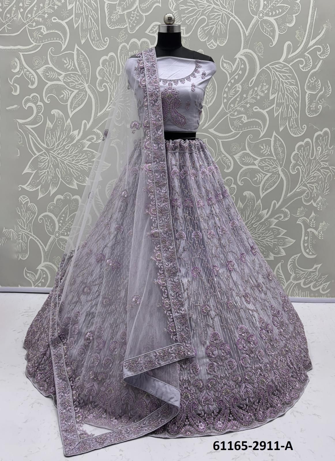 SERIES 2908-2916 - Catalog # 61165 (Set of 29 Semi-Stitched Lehengas) MADE IN INDIA BY DESI MUSE