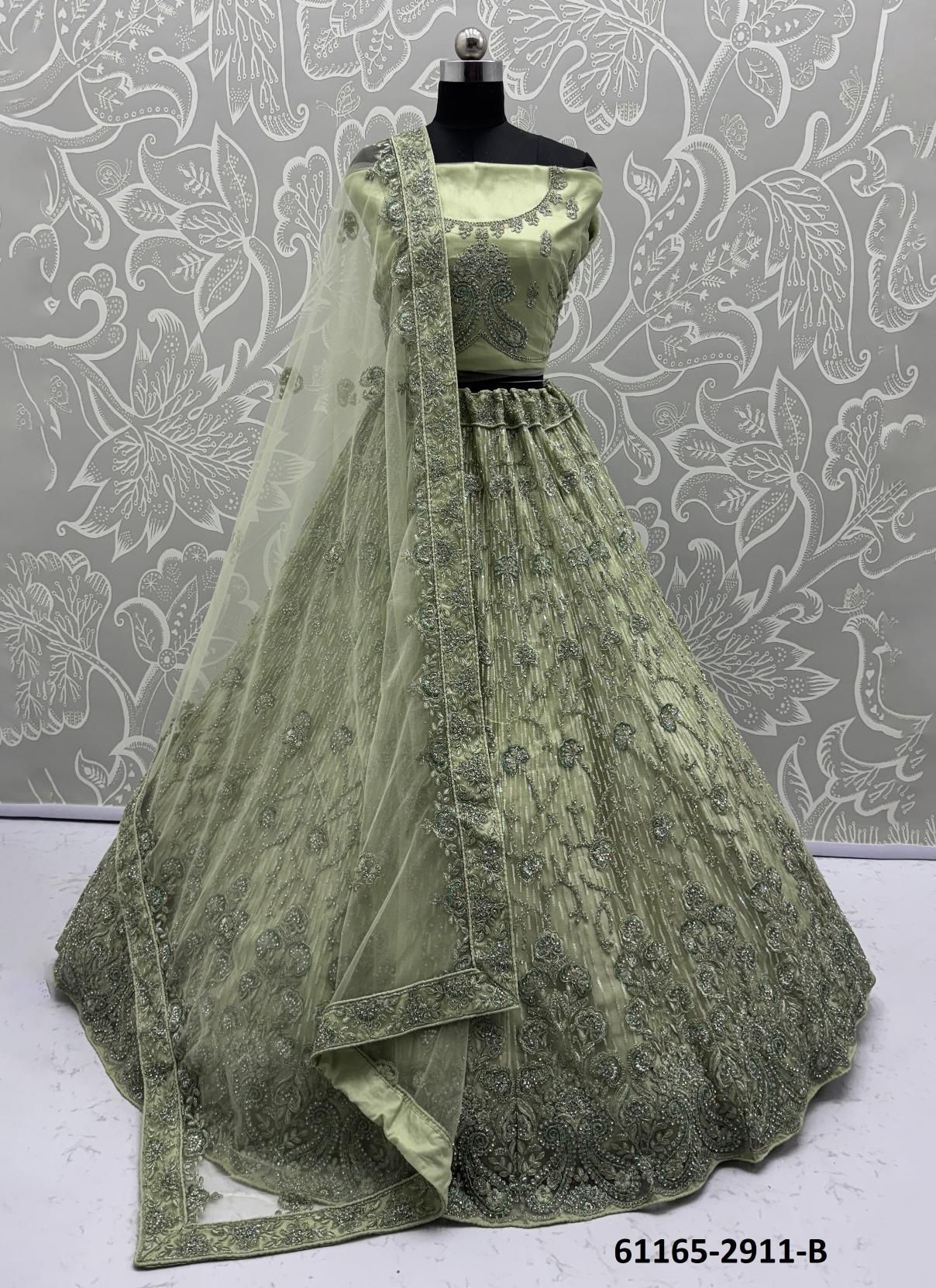 SERIES 2908-2916 - Catalog # 61165 (Set of 29 Semi-Stitched Lehengas) MADE IN INDIA BY DESI MUSE