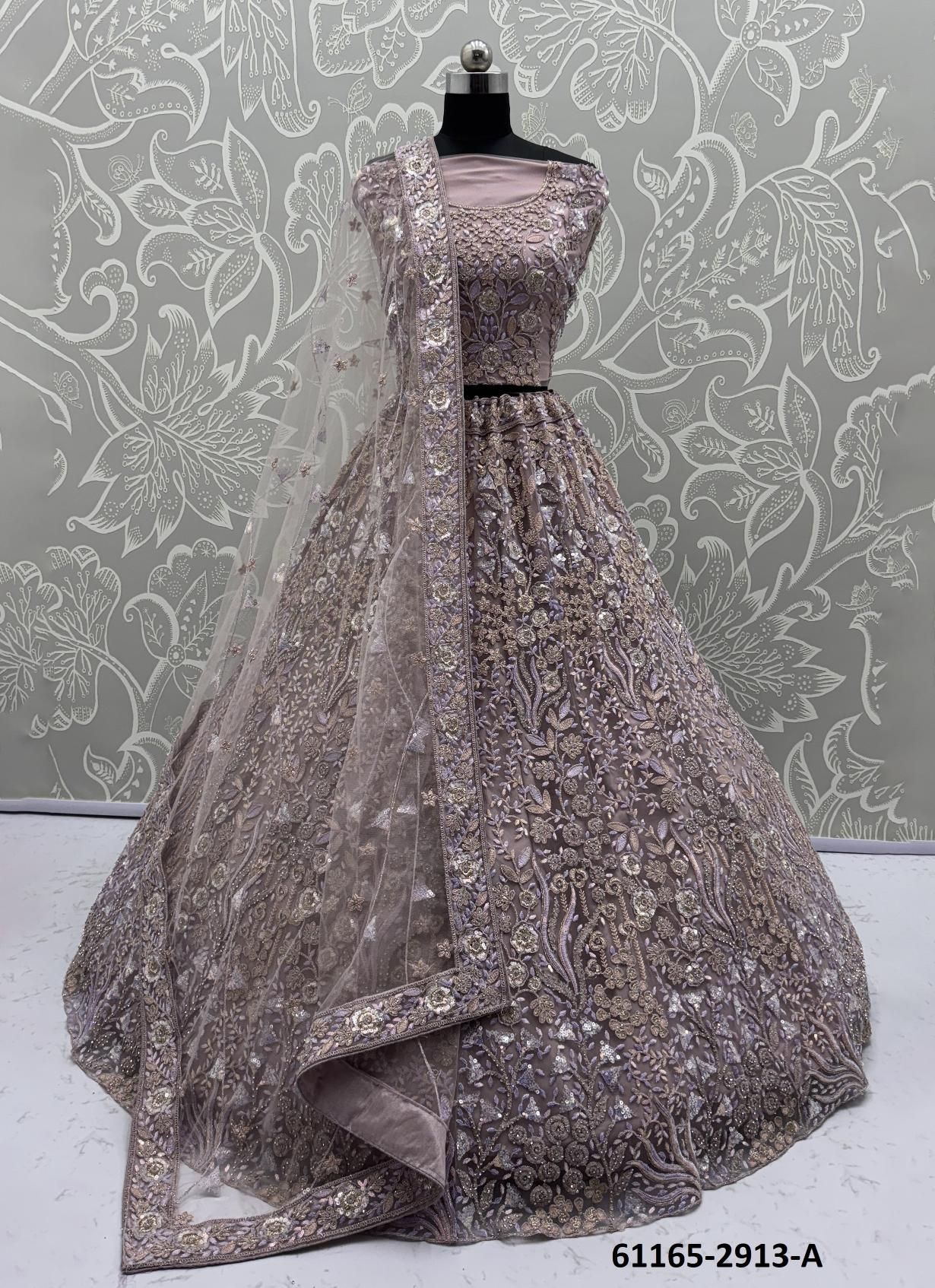 SERIES 2908-2916 - Catalog # 61165 (Set of 29 Semi-Stitched Lehengas) MADE IN INDIA BY DESI MUSE