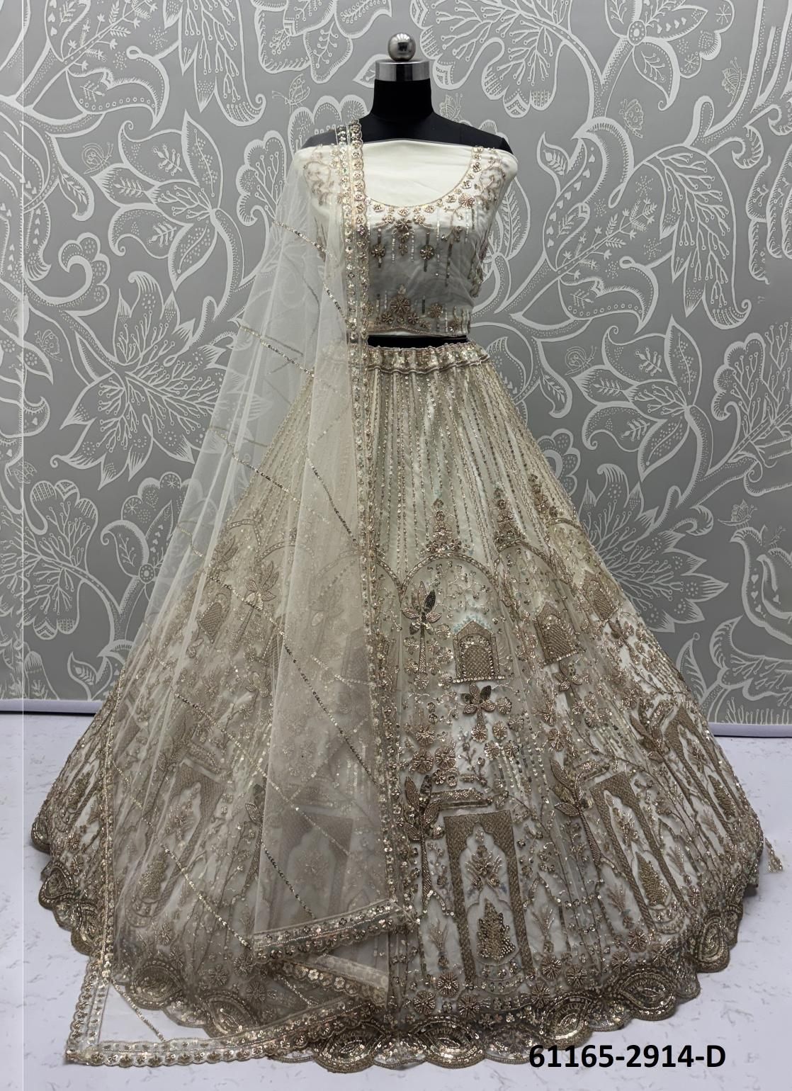 SERIES 2908-2916 - Catalog # 61165 (Set of 29 Semi-Stitched Lehengas) MADE IN INDIA BY DESI MUSE