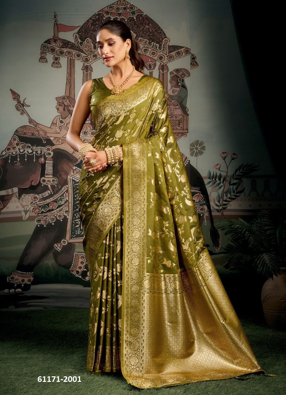 SANKSRUTI - Catalog # 61171 (Set of 4 Sarees) MADE IN INDIA BY GOBUNI SANKSRUTI - Catalog # 61171 (Set of 4 Sarees) MADE IN INDIA BY GOBUNI