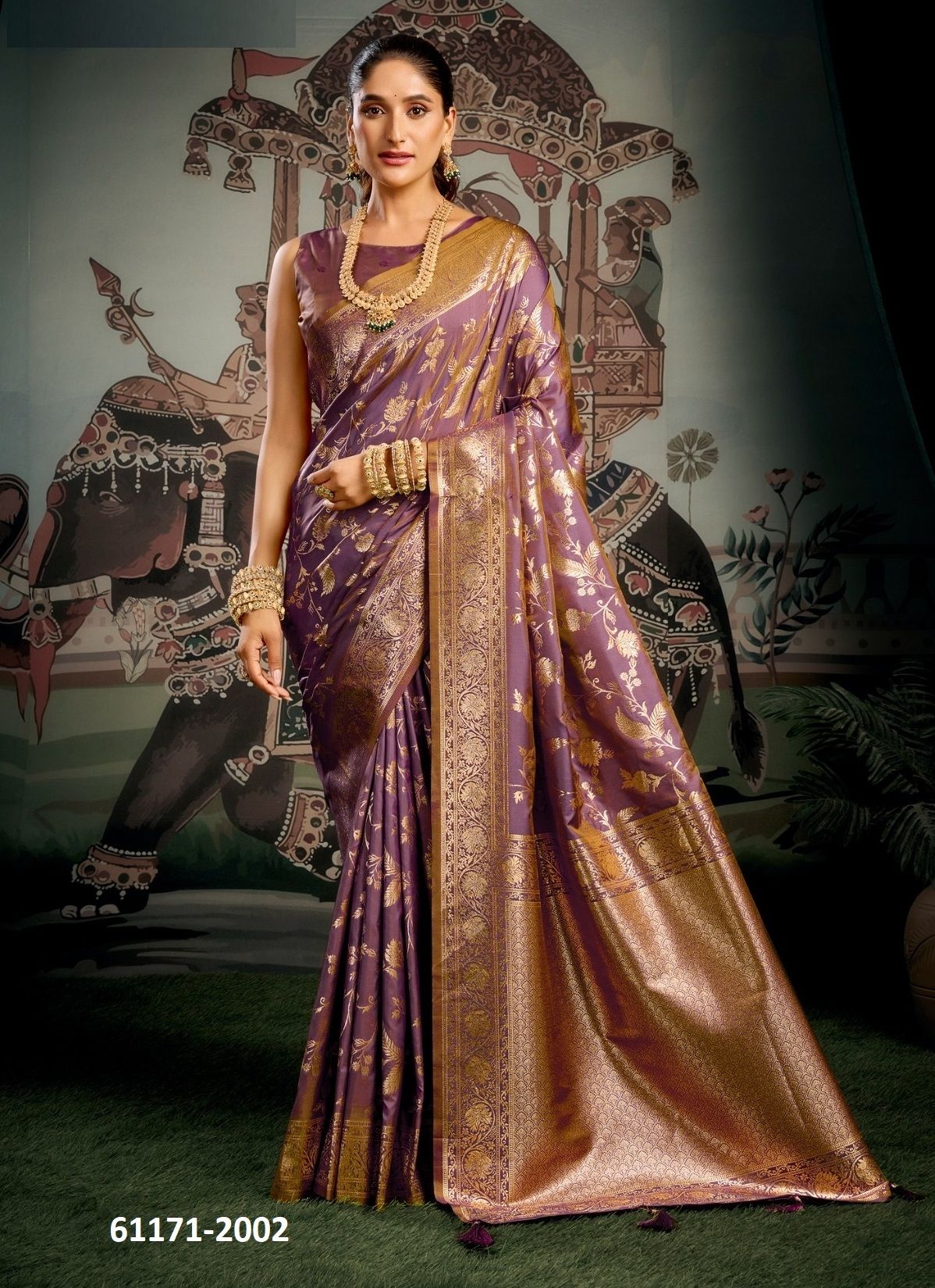 SANKSRUTI - Catalog # 61171 (Set of 4 Sarees) MADE IN INDIA BY GOBUNI SANKSRUTI - Catalog # 61171 (Set of 4 Sarees) MADE IN INDIA BY GOBUNI