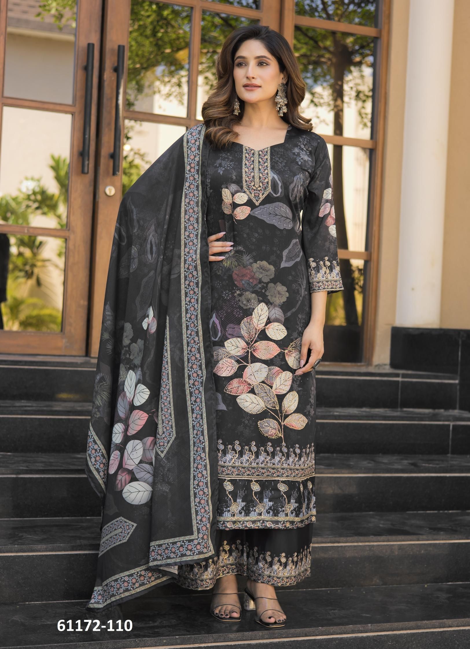 THREAD THRILL 109-112 - Catalog # 61172 (Set of 4 Readymade Salwar Suits) MADE IN INDIA BY MEHERIYA