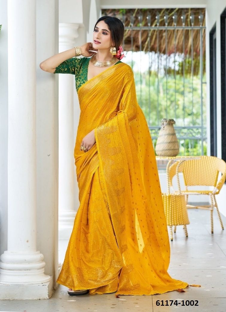 DURVA - Catalog # 61174 (Set of 10 Sarees) MADE IN INDIA BY SHUBH SHREE CREATIONS DURVA - Catalog # 61174 (Set of 10 Sarees) MADE IN INDIA BY SHUBH SHREE CREATIONS