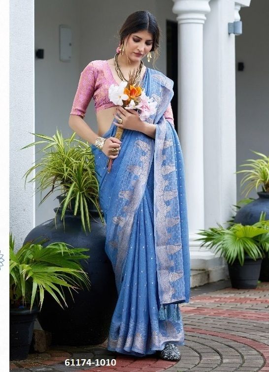 DURVA - Catalog # 61174 (Set of 10 Sarees) MADE IN INDIA BY SHUBH SHREE CREATIONS DURVA - Catalog # 61174 (Set of 10 Sarees) MADE IN INDIA BY SHUBH SHREE CREATIONS