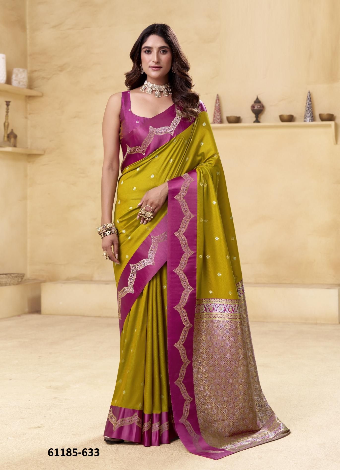 SARASWATI GHAAT - Catalog # 61185 (Set of 8 Sarees) MADE IN INDIA BY MEHERIYA SARASWATI GHAAT - Catalog # 61185 (Set of 8 Sarees) MADE IN INDIA BY MEHERIYA