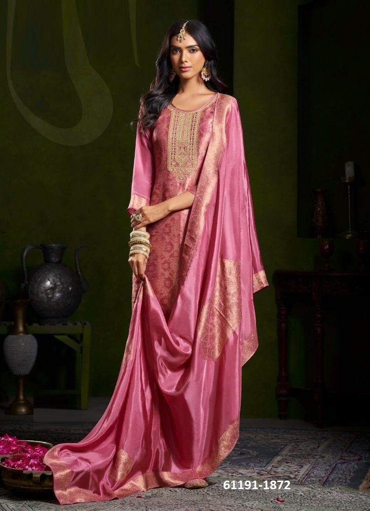 ROMEE - Catalog # 61191 (Set of 4 Semi-Stitched / Un-Stitched Suits) MADE IN INDIA BY KALARANG