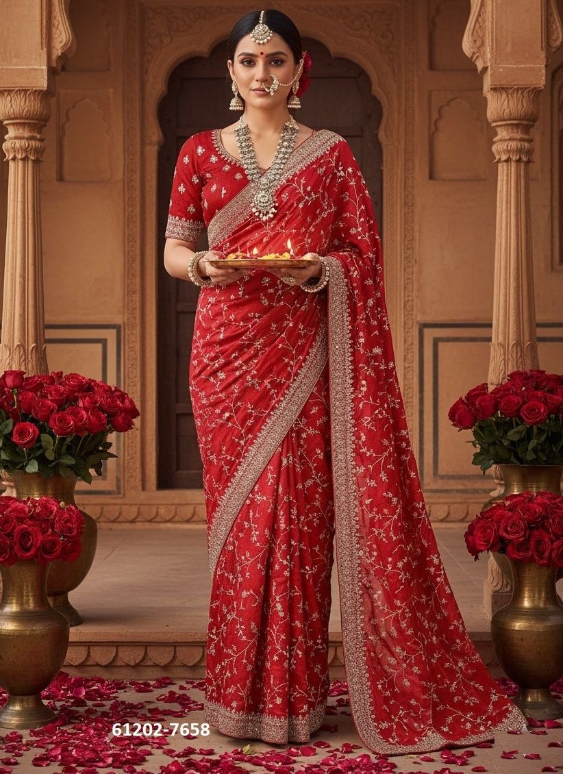 KARWA CHAUTH SPECIAL - Catalog # 61202 (Set of 15 Sarees) MADE IN INDIA BY MAHOTSAV