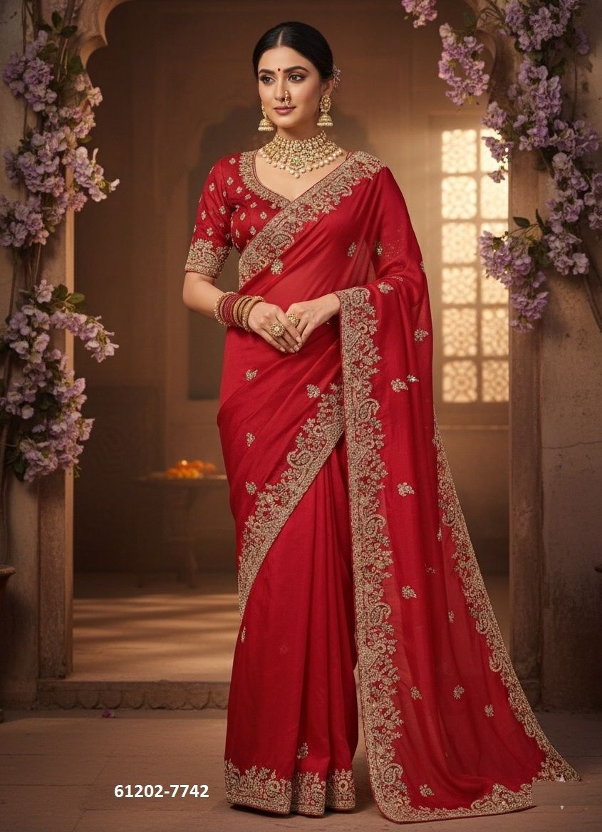 KARWA CHAUTH SPECIAL - Catalog # 61202 (Set of 15 Sarees) MADE IN INDIA BY MAHOTSAV