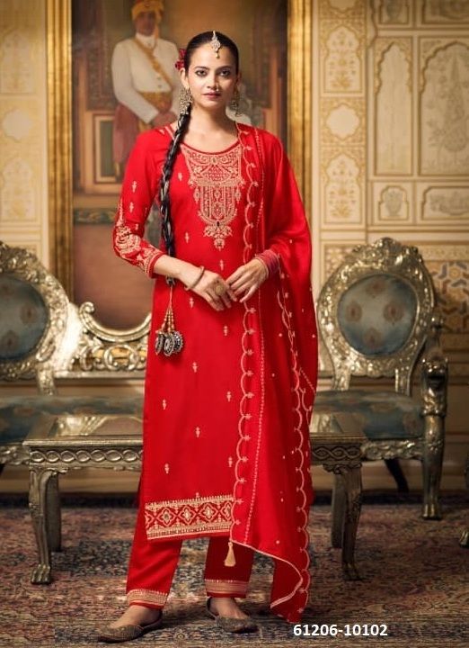 CHANDANI - Catalog # 61206 (Set of 4 Readymade Salwar Suits) MADE IN INDIA BY RANGOON