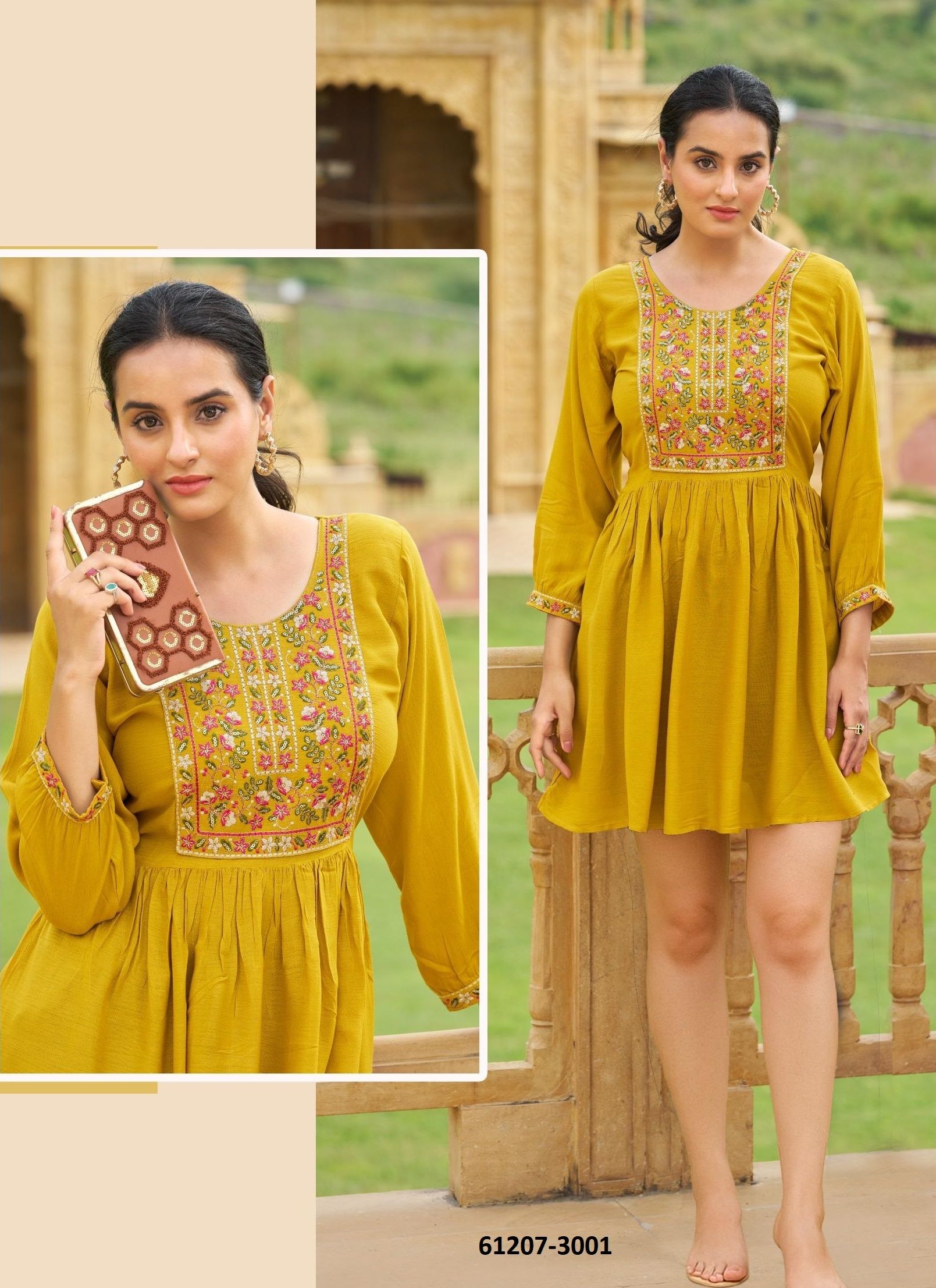 BLOOM 3 - Catalog # 61207 (Set of 4 Readymade Women's Kurtis / Tops) MADE IN INDIA BY BLUE HILLS BLOOM 3 - Catalog # 61207 (Set of 4 Readymade Women's Kurtis / Tops) MADE IN INDIA BY BLUE HILLS