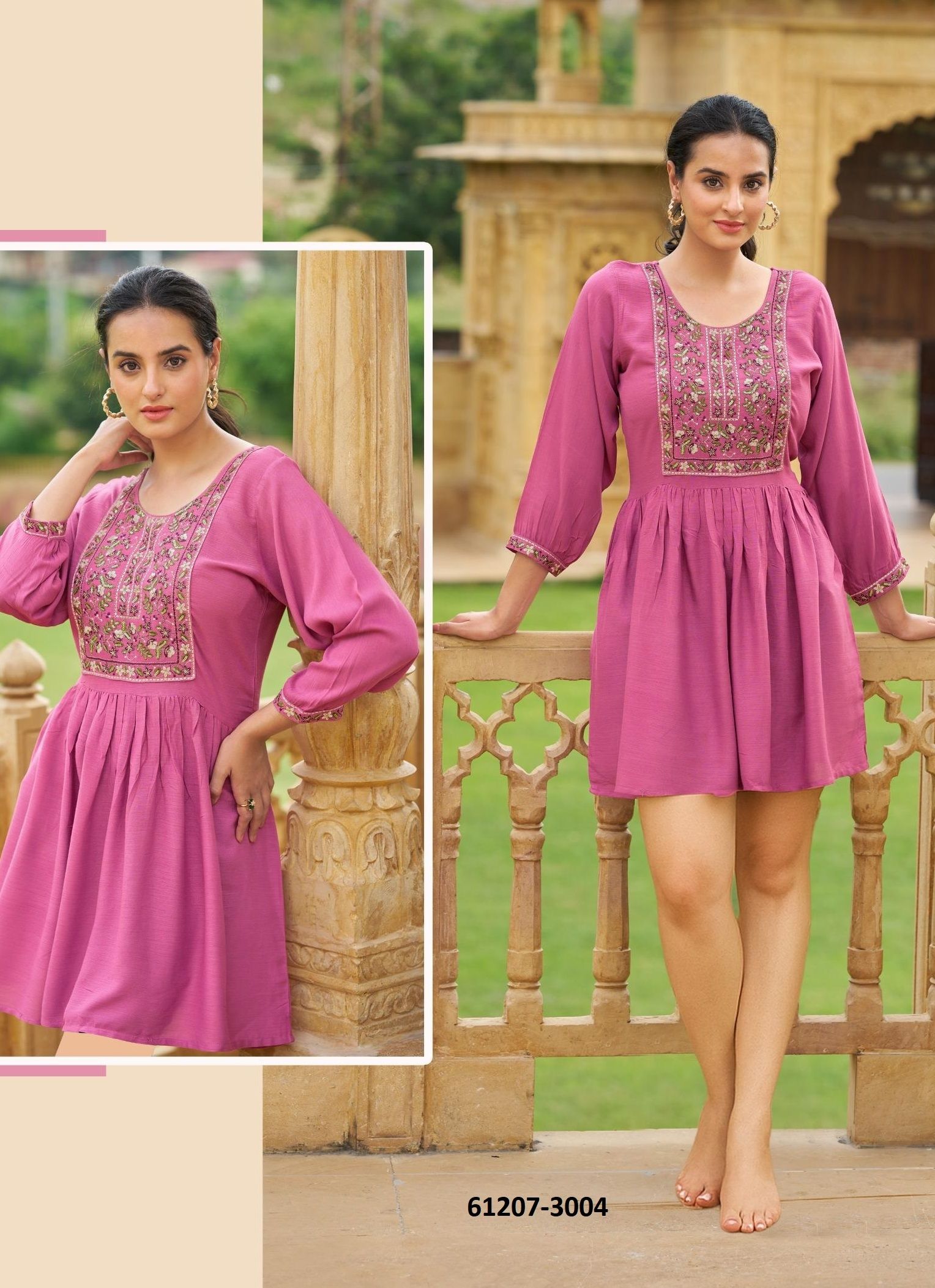 BLOOM 3 - Catalog # 61207 (Set of 4 Readymade Women's Kurtis / Tops) MADE IN INDIA BY BLUE HILLS BLOOM 3 - Catalog # 61207 (Set of 4 Readymade Women's Kurtis / Tops) MADE IN INDIA BY BLUE HILLS