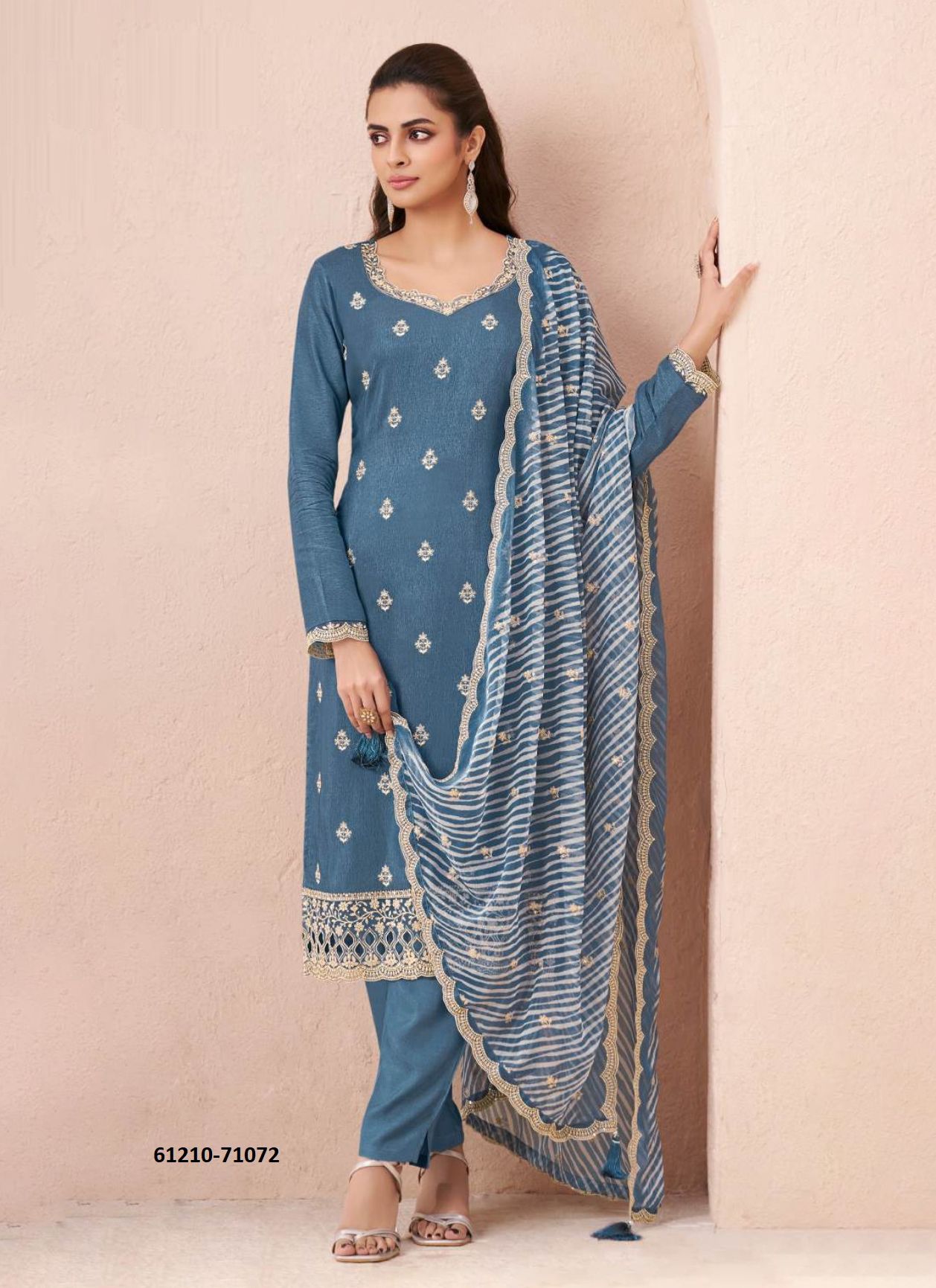 SOHINI 2 - Catalog # 61210 (Set of 4 Readymade Salwar Suits) MADE IN INDIA BY VINAY FASHION LLP
