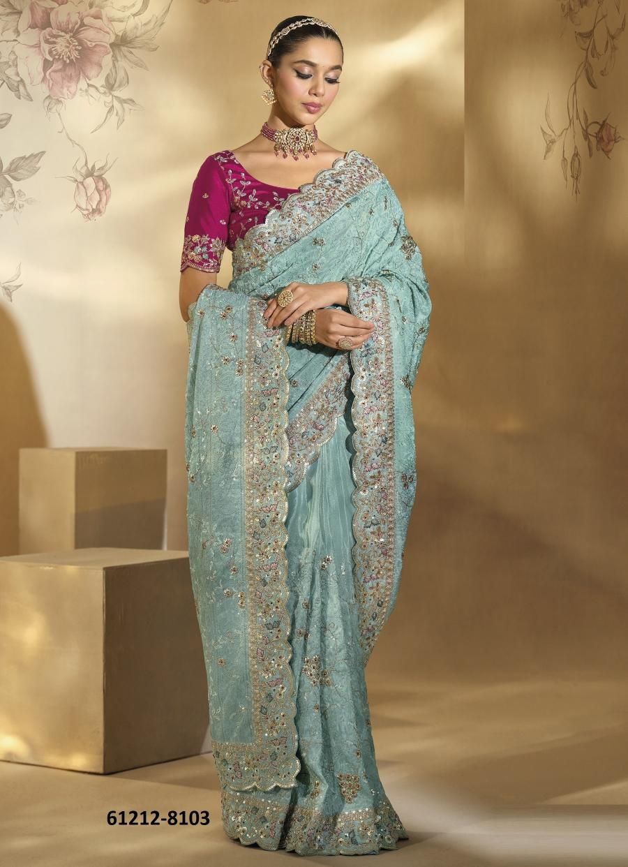 SHAHI POSHAK 6 - Catalog # 61212 (Set of 11 Sarees) MADE IN INDIA BY M N SAREES
