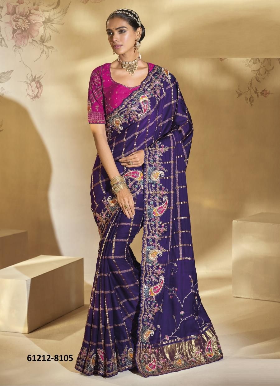 SHAHI POSHAK 6 - Catalog # 61212 (Set of 11 Sarees) MADE IN INDIA BY M N SAREES