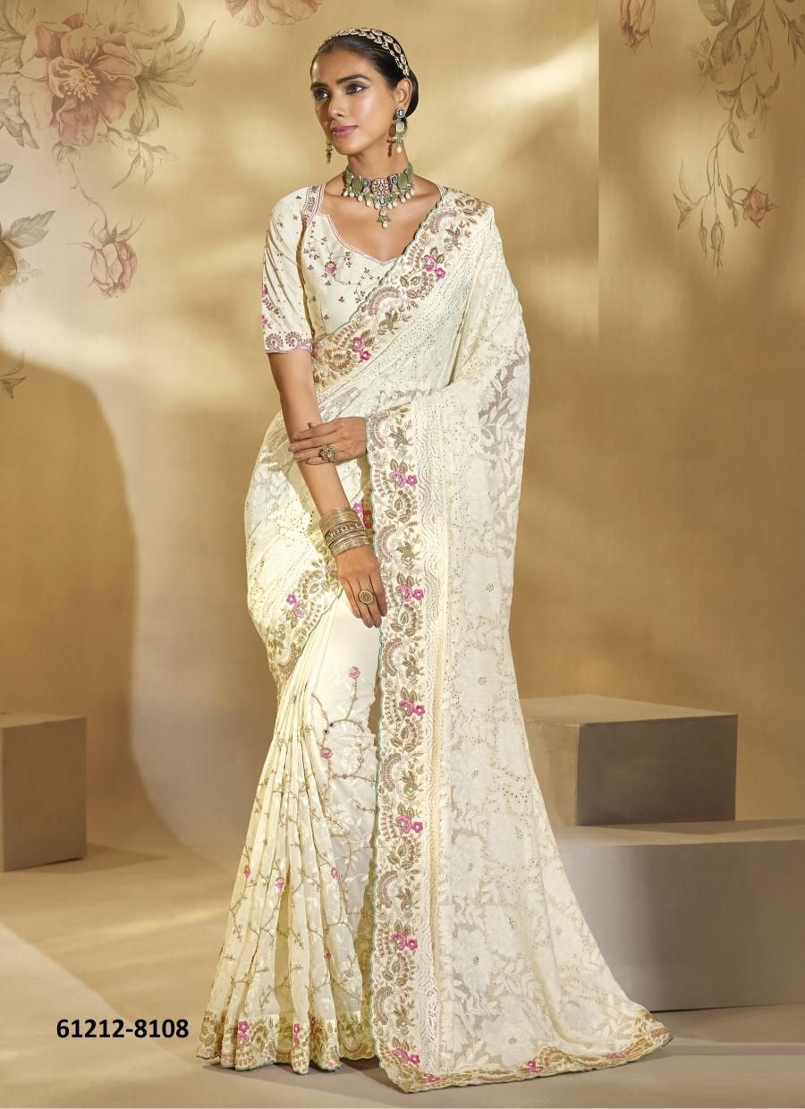 SHAHI POSHAK 6 - Catalog # 61212 (Set of 11 Sarees) MADE IN INDIA BY M N SAREES