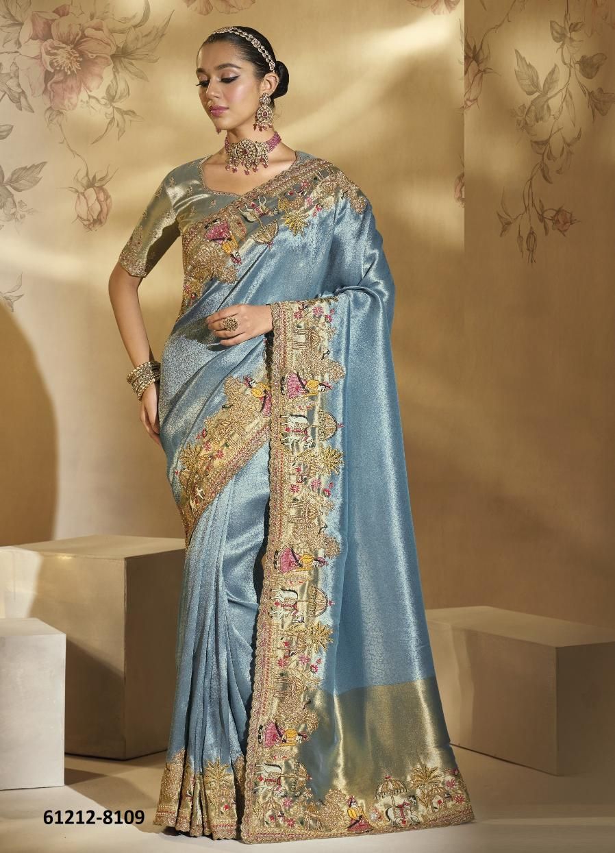 SHAHI POSHAK 6 - Catalog # 61212 (Set of 11 Sarees) MADE IN INDIA BY M N SAREES