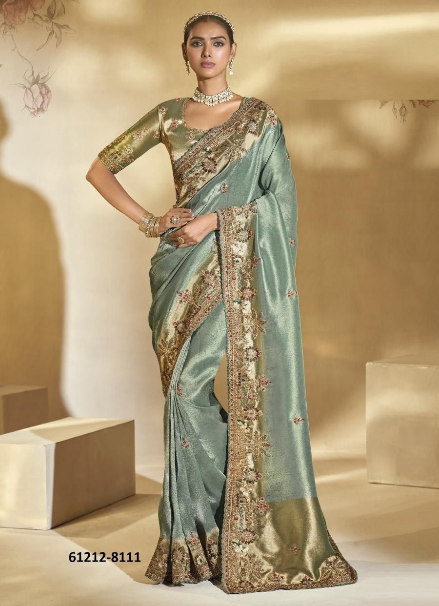 SHAHI POSHAK 6 - Catalog # 61212 (Set of 11 Sarees) MADE IN INDIA BY M N SAREES