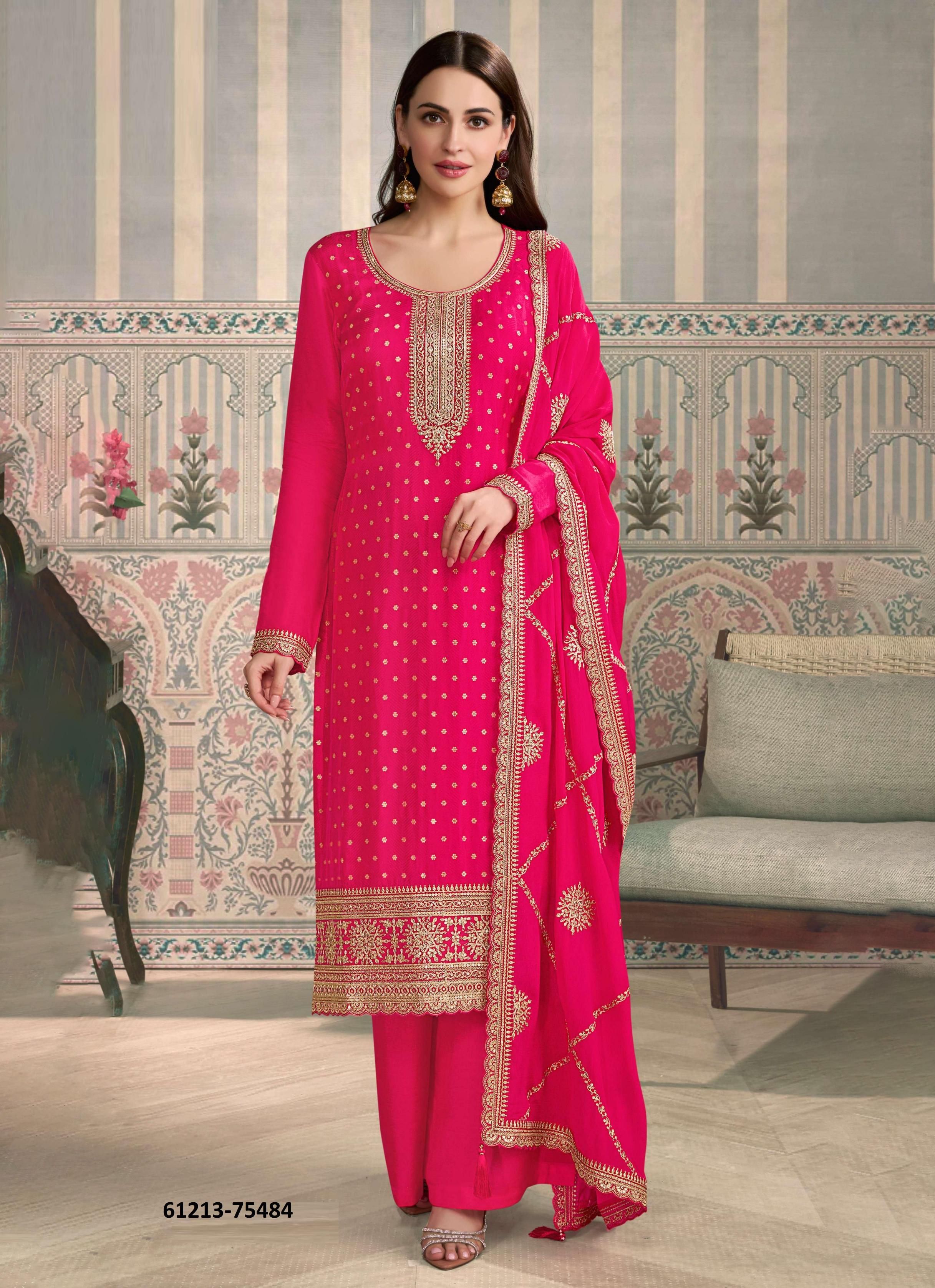 JASLEEN - Catalog # 61213 (Set of 4 Readymade Salwar Suits) MADE IN INDIA BY VINAY FASHION LLP JASLEEN - Catalog # 61213 (Set of 4 Readymade Salwar Suits) MADE IN INDIA BY VINAY FASHION LLP