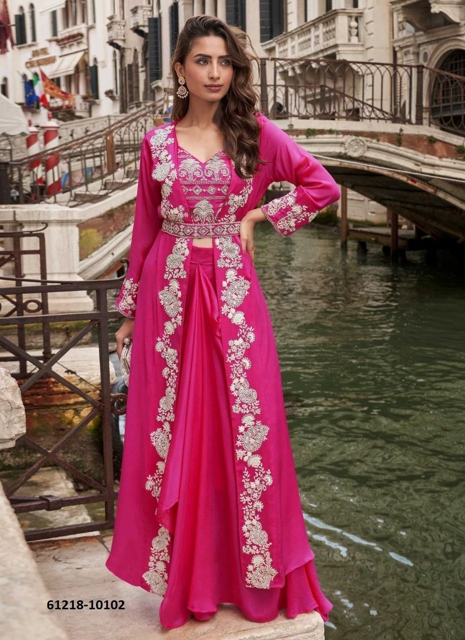 MELODY - Catalog # 61218 (Set of 5 Indo-Western Outfits) MADE IN INDIA BY SAYURI DESIGNER