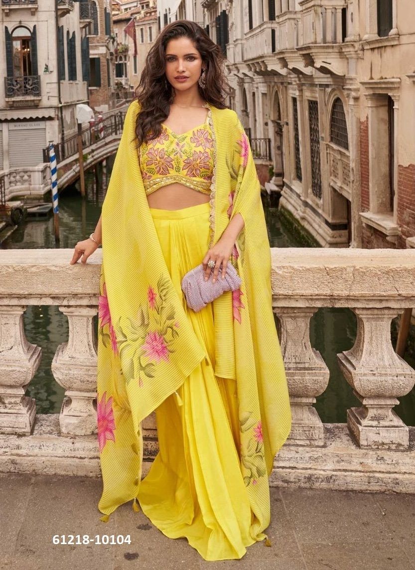 MELODY - Catalog # 61218 (Set of 5 Indo-Western Outfits) MADE IN INDIA BY SAYURI DESIGNER