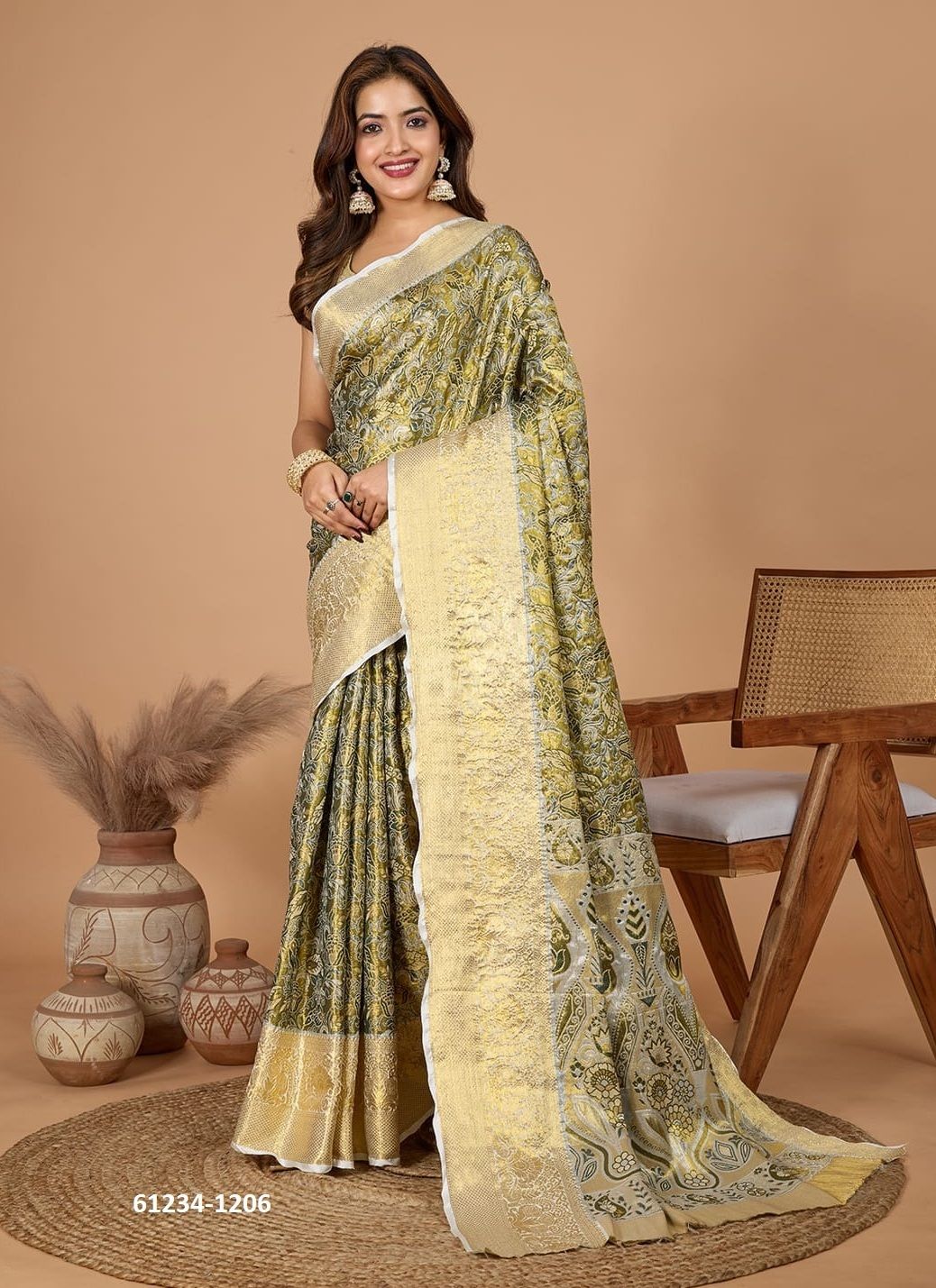 AARADHYA 2 - Catalog # 61234 (Set of 3 Sarees) by Serengeti [Made in India]