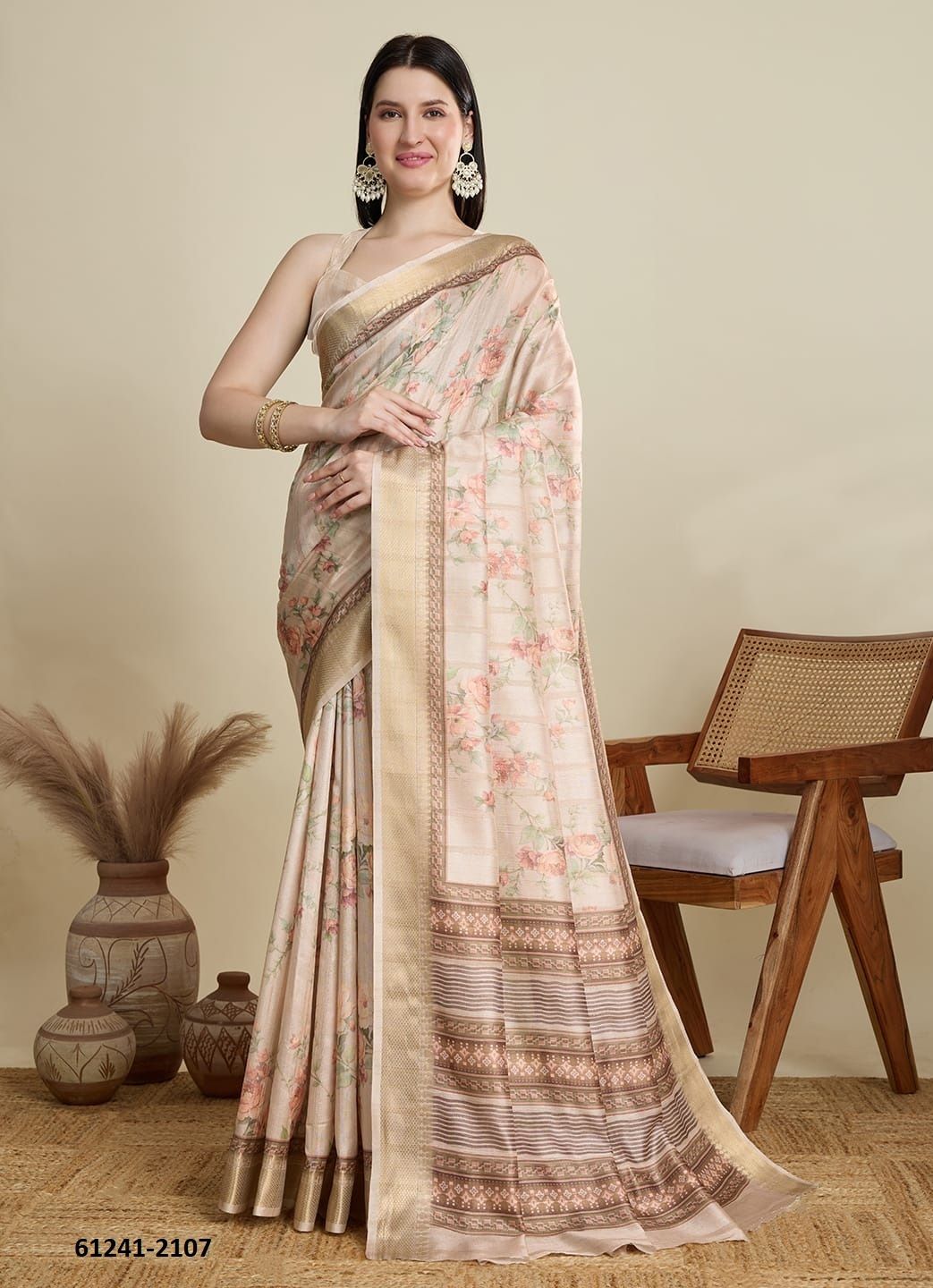 ABHILASHA - Catalog # 61241 (Set of 10 Sarees) by Meheriya [Made in India]
