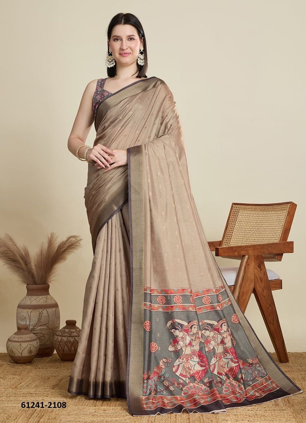 ABHILASHA - Catalog # 61241 (Set of 10 Sarees) by Meheriya [Made in India]