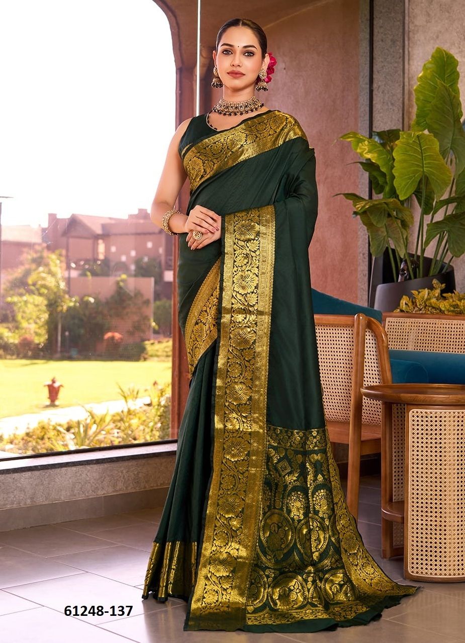 ADYA - Catalog # 61248 (Set of 4 Sarees) by Meheriya [Made in India]