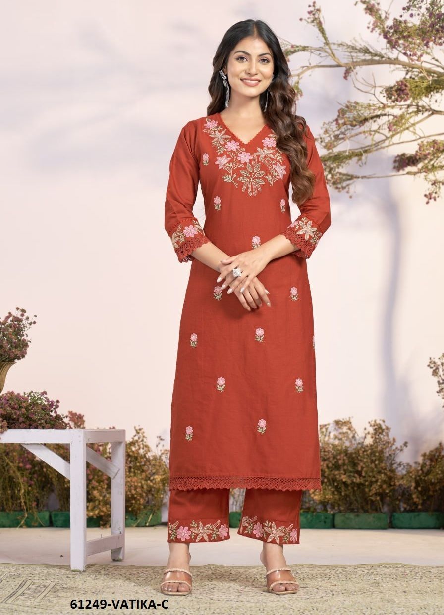 VATIKA - Catalog # 61249 (Set of 4 Tops With Bottoms) by Serengeti [Made in India]