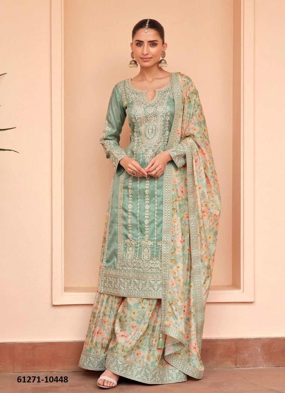 SONALI - Catalog # 61271 (Set of 4 Readymade Salwar Suits) by Aashirwad