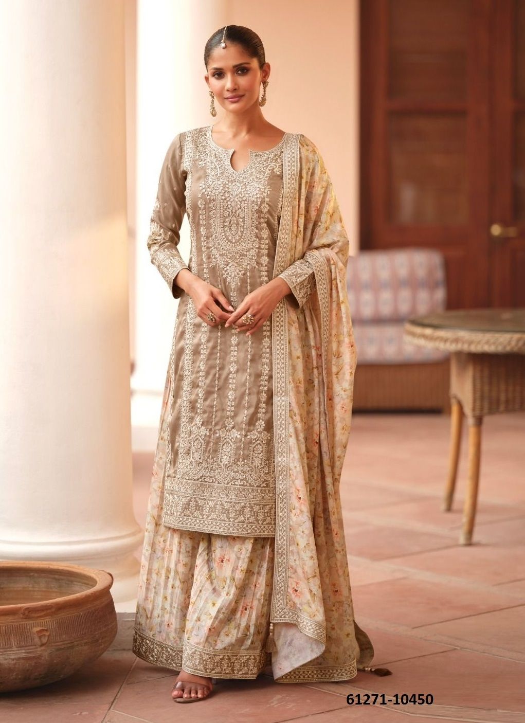 SONALI - Catalog # 61271 (Set of 4 Readymade Salwar Suits) by Aashirwad