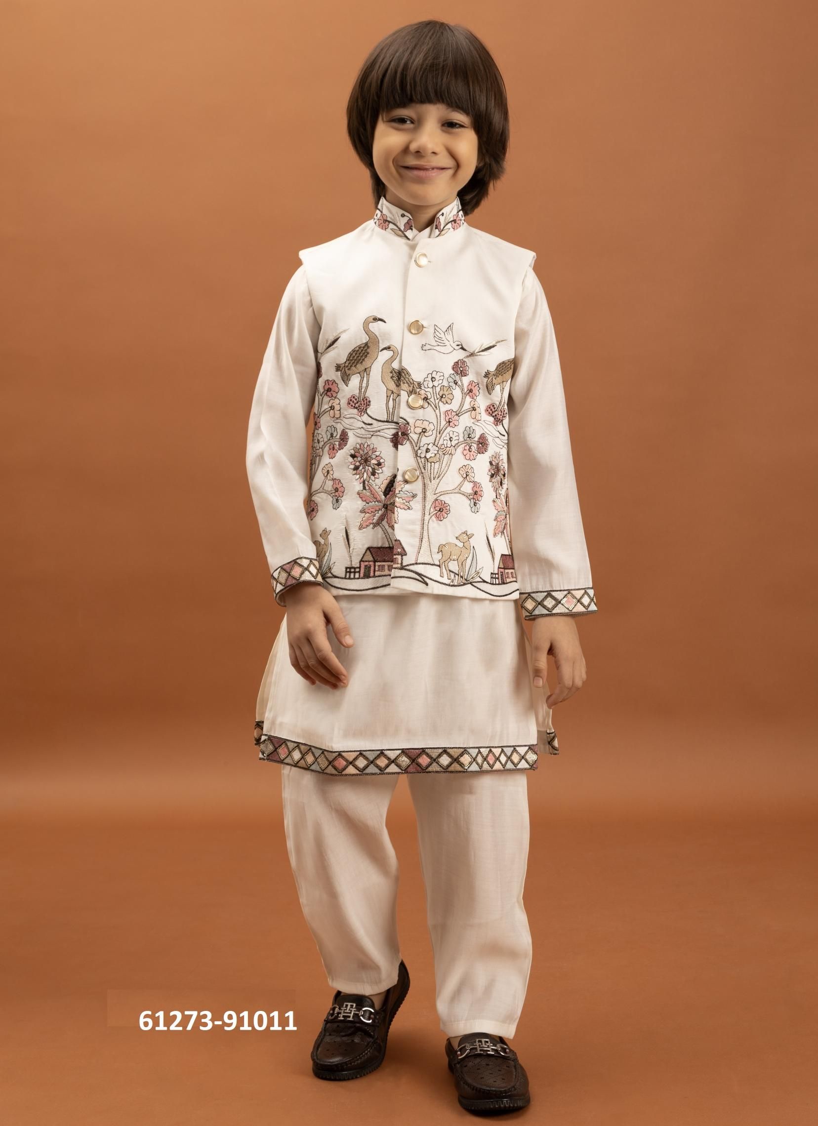 MINI KIDS WEAR - Catalog # 61273 (Set of 6 Men's Ethnic Wear) by Desi Muse MINI KIDS WEAR - Catalog # 61273 (Set of 6 Men's Ethnic Wear) by Desi Muse