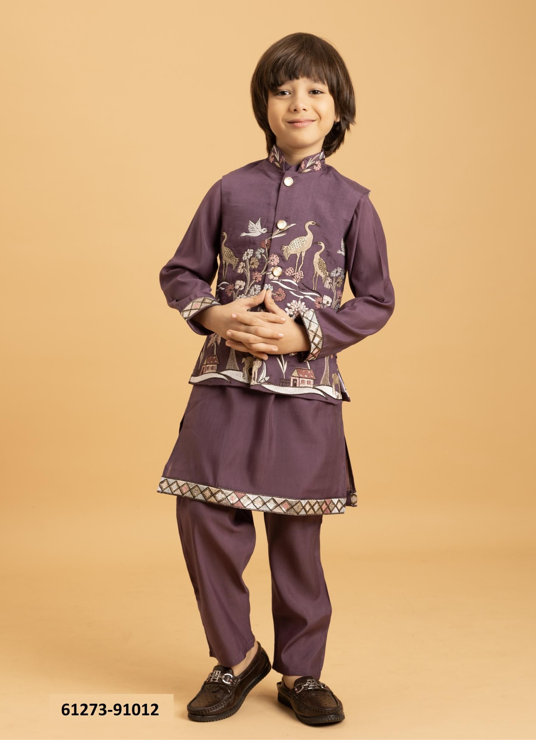 MINI KIDS WEAR - Catalog # 61273 (Set of 6 Men's Ethnic Wear) by Desi Muse MINI KIDS WEAR - Catalog # 61273 (Set of 6 Men's Ethnic Wear) by Desi Muse