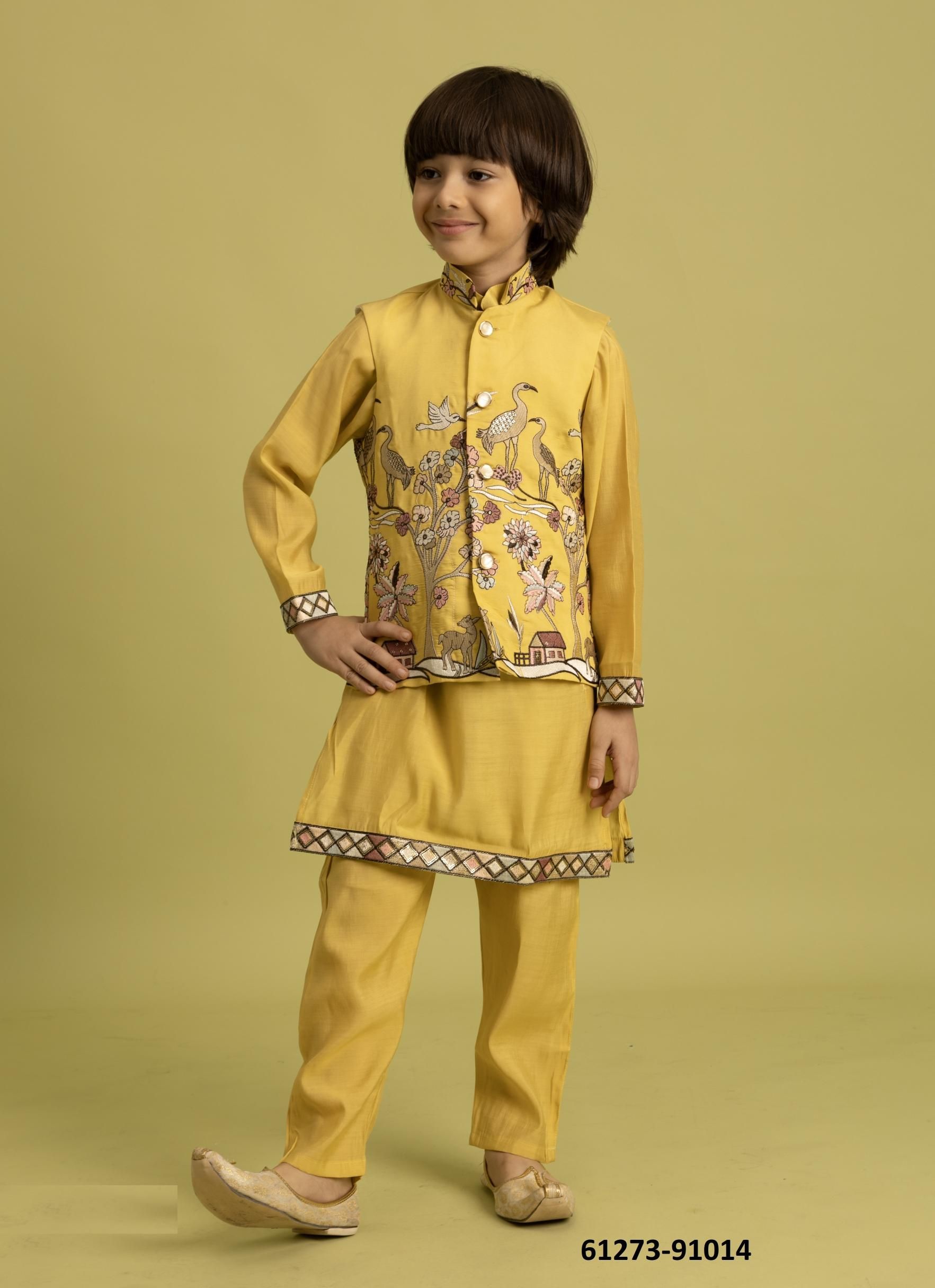 MINI KIDS WEAR - Catalog # 61273 (Set of 6 Men's Ethnic Wear) by Desi Muse MINI KIDS WEAR - Catalog # 61273 (Set of 6 Men's Ethnic Wear) by Desi Muse