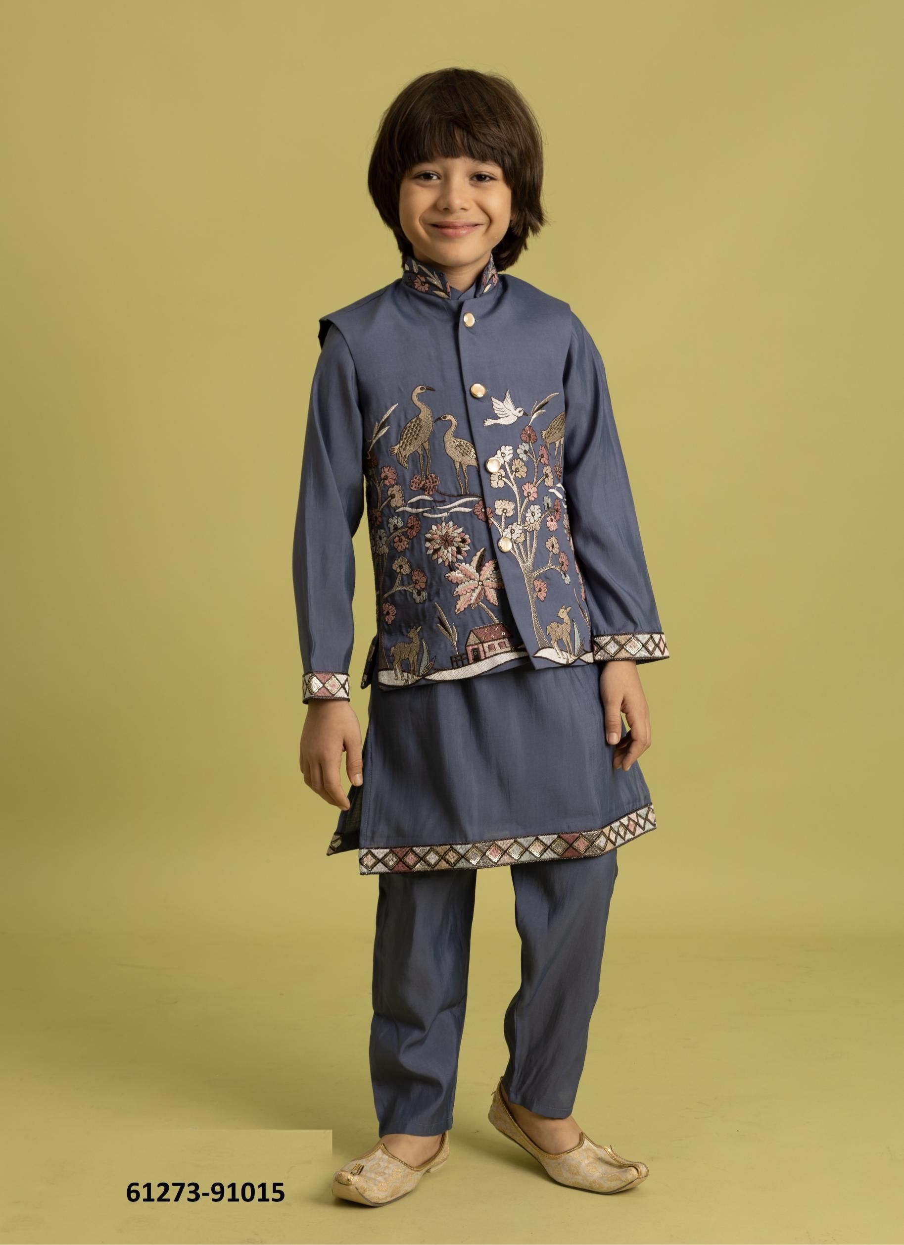 MINI KIDS WEAR - Catalog # 61273 (Set of 6 Men's Ethnic Wear) by Desi Muse MINI KIDS WEAR - Catalog # 61273 (Set of 6 Men's Ethnic Wear) by Desi Muse
