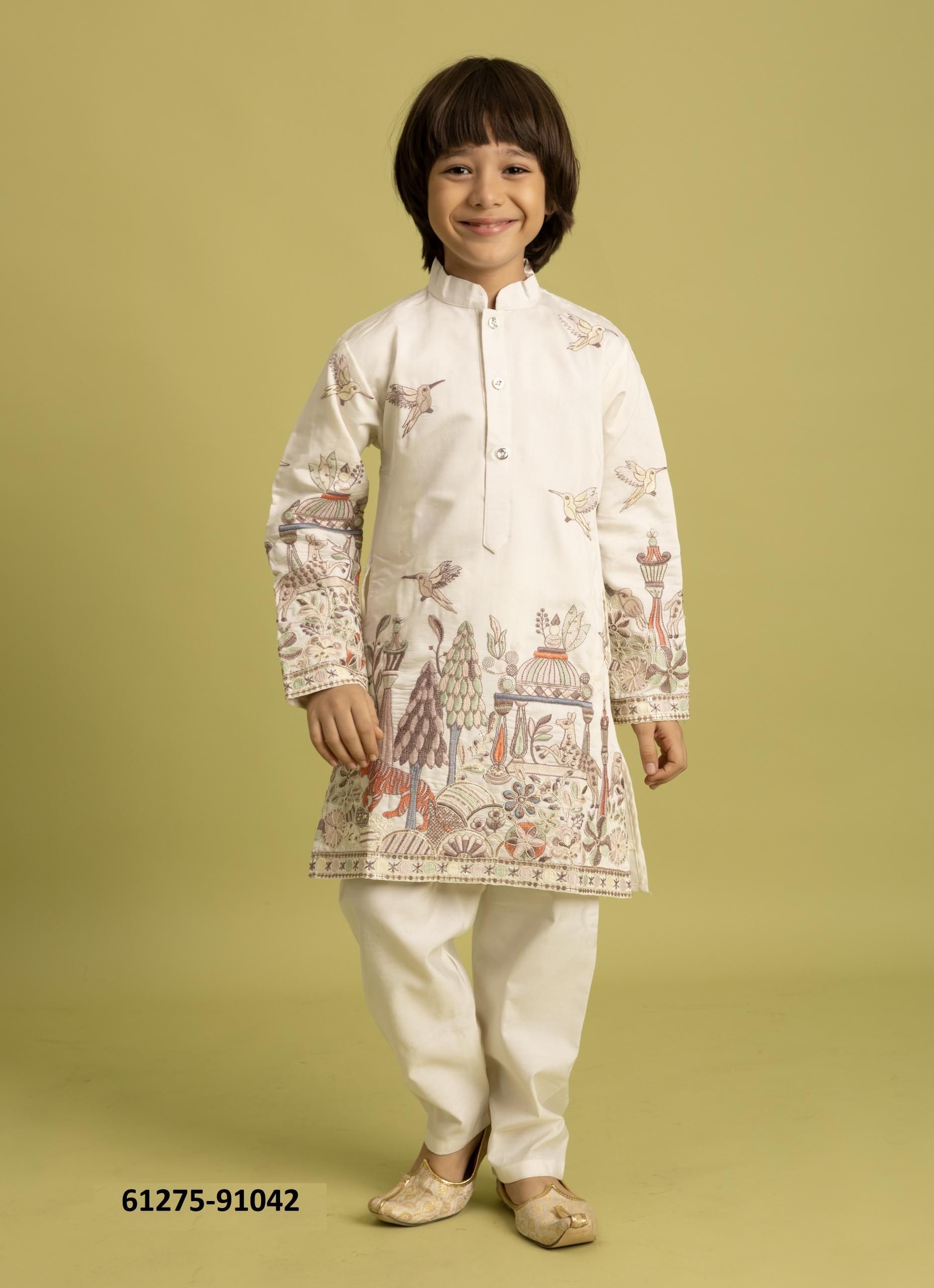 VANTARA KIDS WEAR - Catalog # 61275 (Set of 5 Men's Ethnic Wear) by Desi Muse