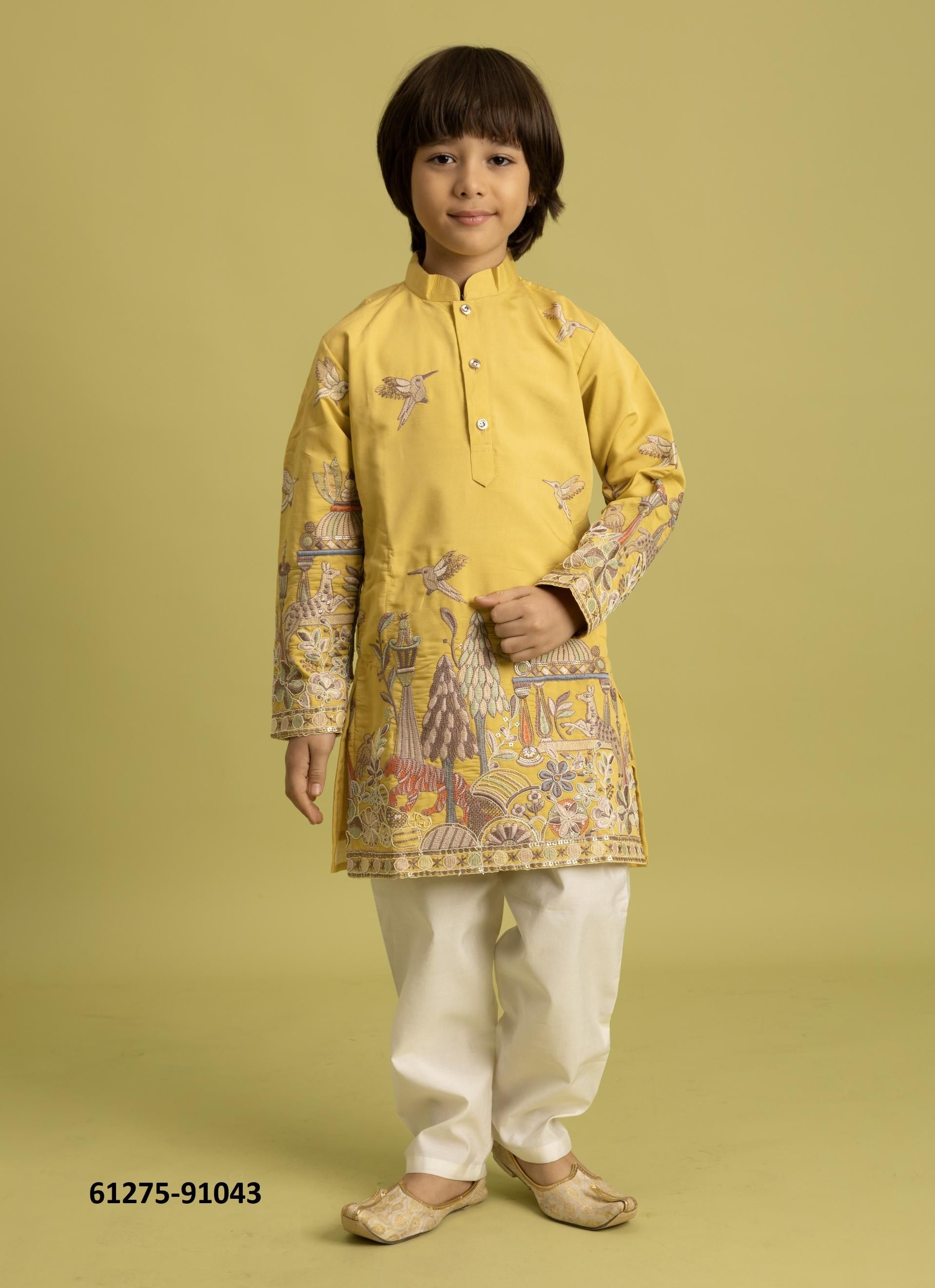 VANTARA KIDS WEAR - Catalog # 61275 (Set of 5 Men's Ethnic Wear) by Desi Muse