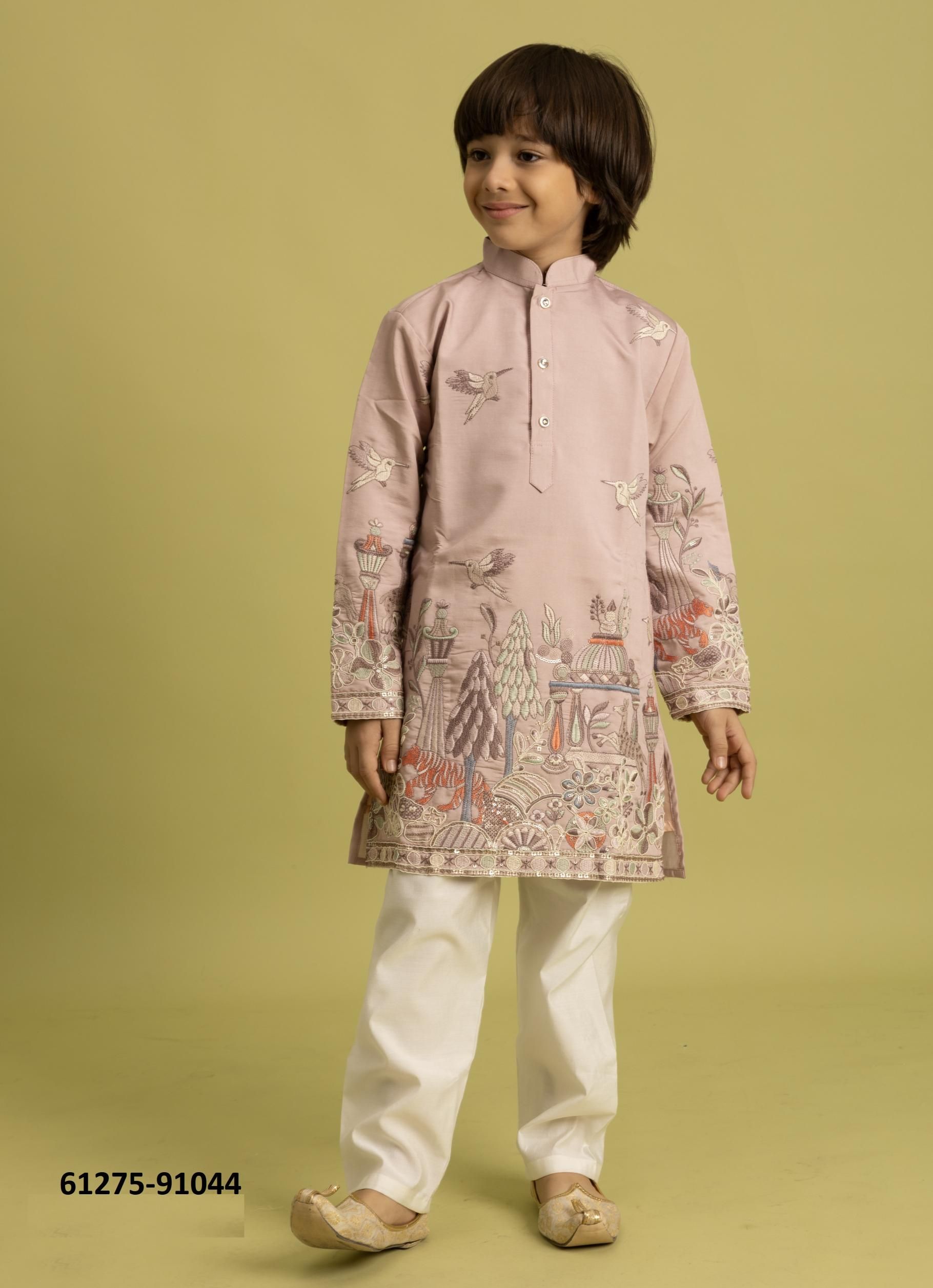 VANTARA KIDS WEAR - Catalog # 61275 (Set of 5 Men's Ethnic Wear) by Desi Muse