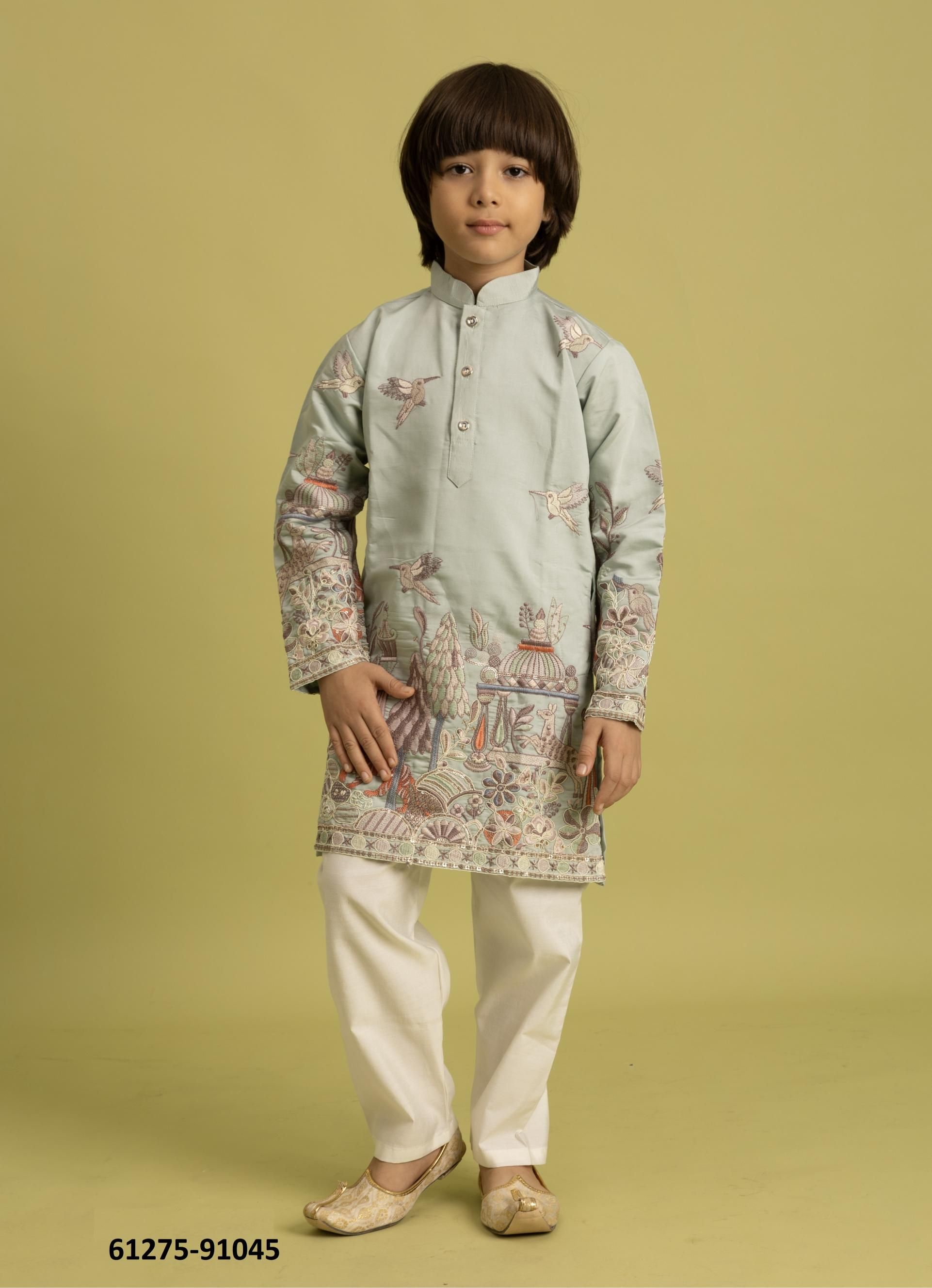 VANTARA KIDS WEAR - Catalog # 61275 (Set of 5 Men's Ethnic Wear) by Desi Muse