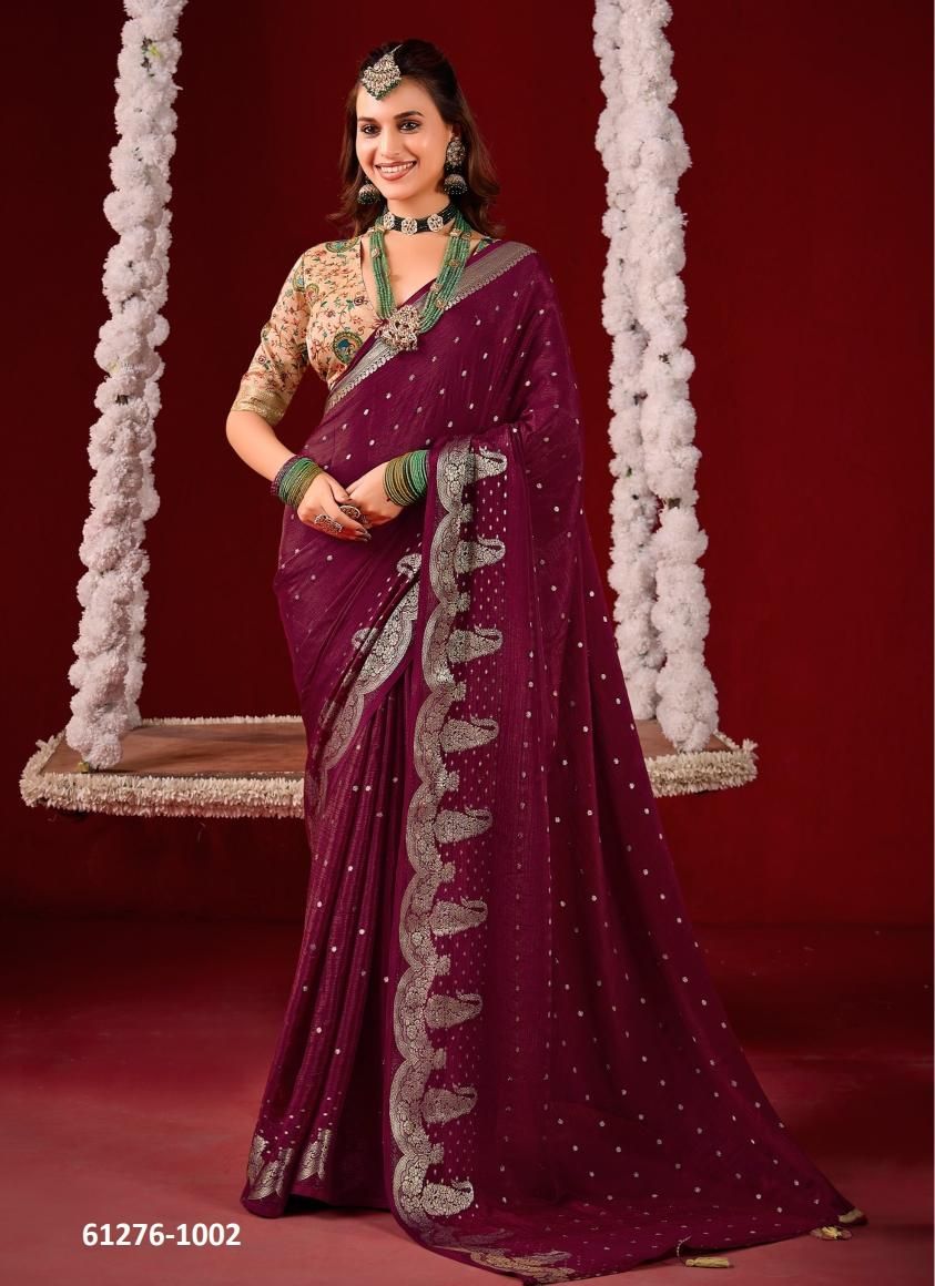 TARANG - Catalog # 61276 (Set of 10 Sarees) by Shubh Shree Creations TARANG - Catalog # 61276 (Set of 10 Sarees) by Shubh Shree Creations