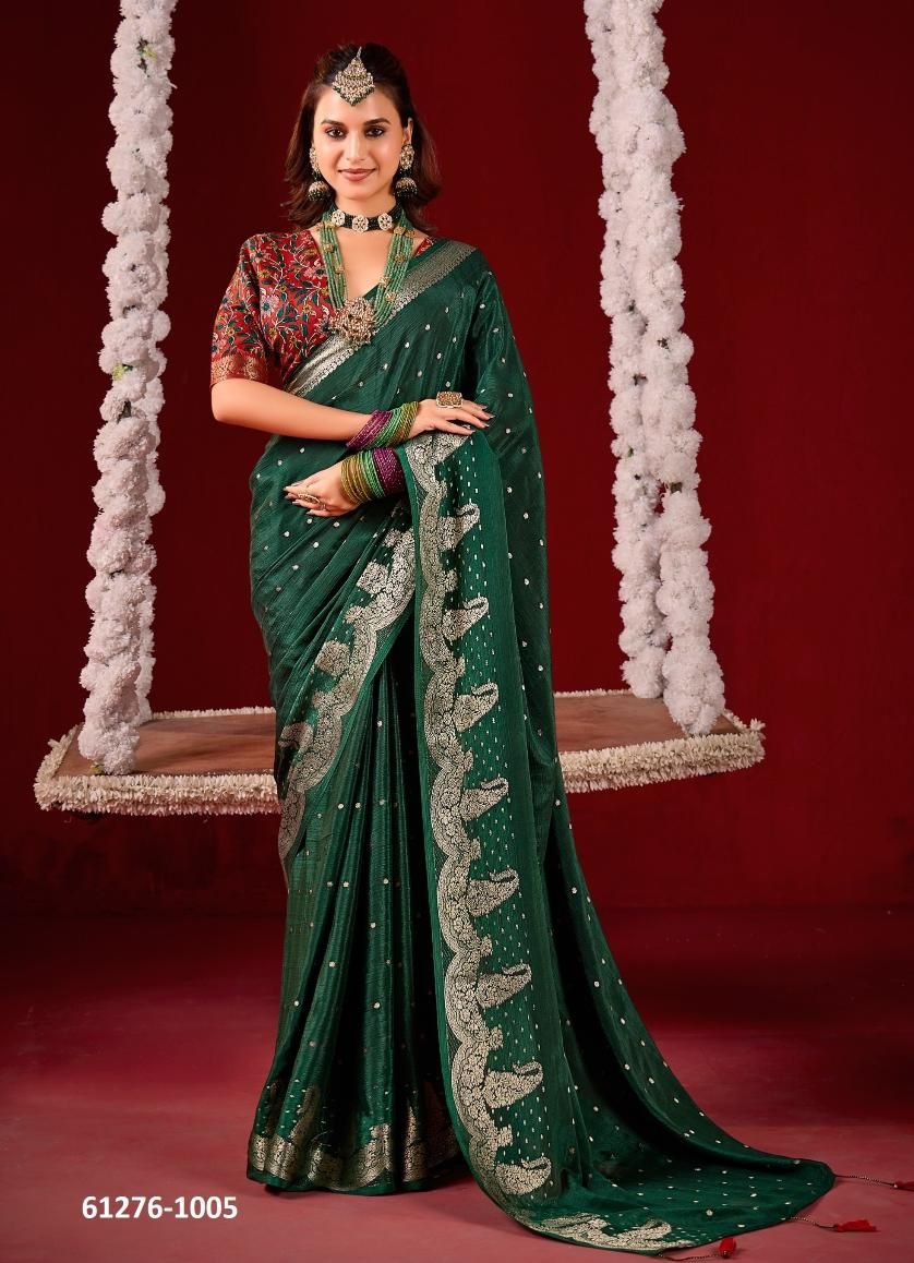 TARANG - Catalog # 61276 (Set of 10 Sarees) by Shubh Shree Creations TARANG - Catalog # 61276 (Set of 10 Sarees) by Shubh Shree Creations
