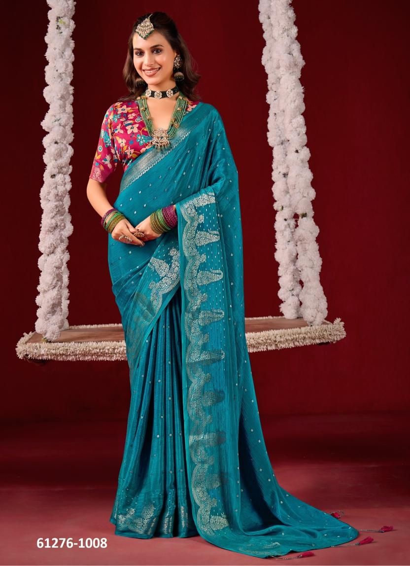 TARANG - Catalog # 61276 (Set of 10 Sarees) by Shubh Shree Creations TARANG - Catalog # 61276 (Set of 10 Sarees) by Shubh Shree Creations