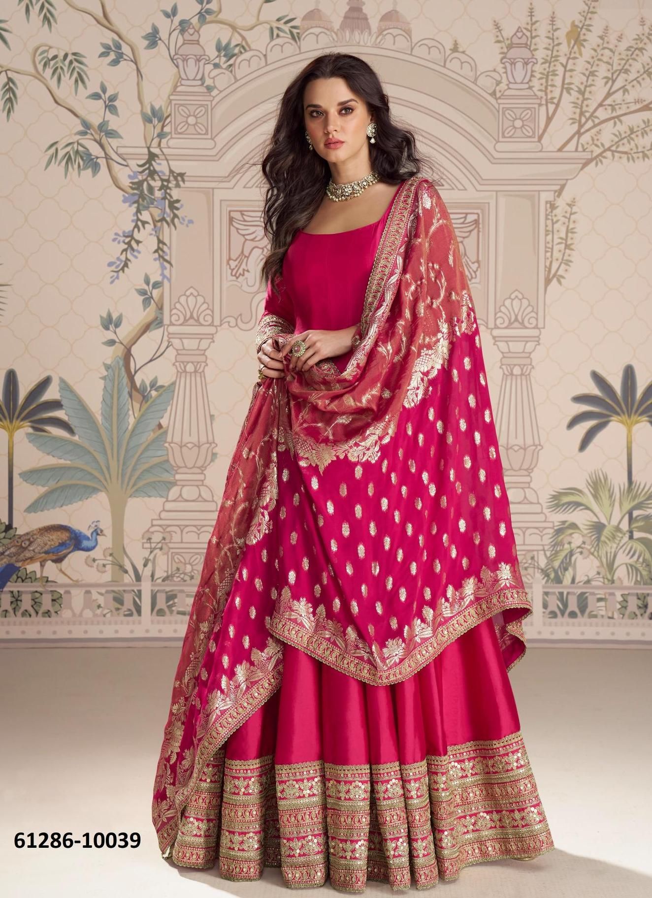 ROSHNI - Catalog # 61286 (Set of 3 Readymade Gowns) by Sayuri Designer ROSHNI - Catalog # 61286 (Set of 3 Readymade Gowns) by Sayuri Designer