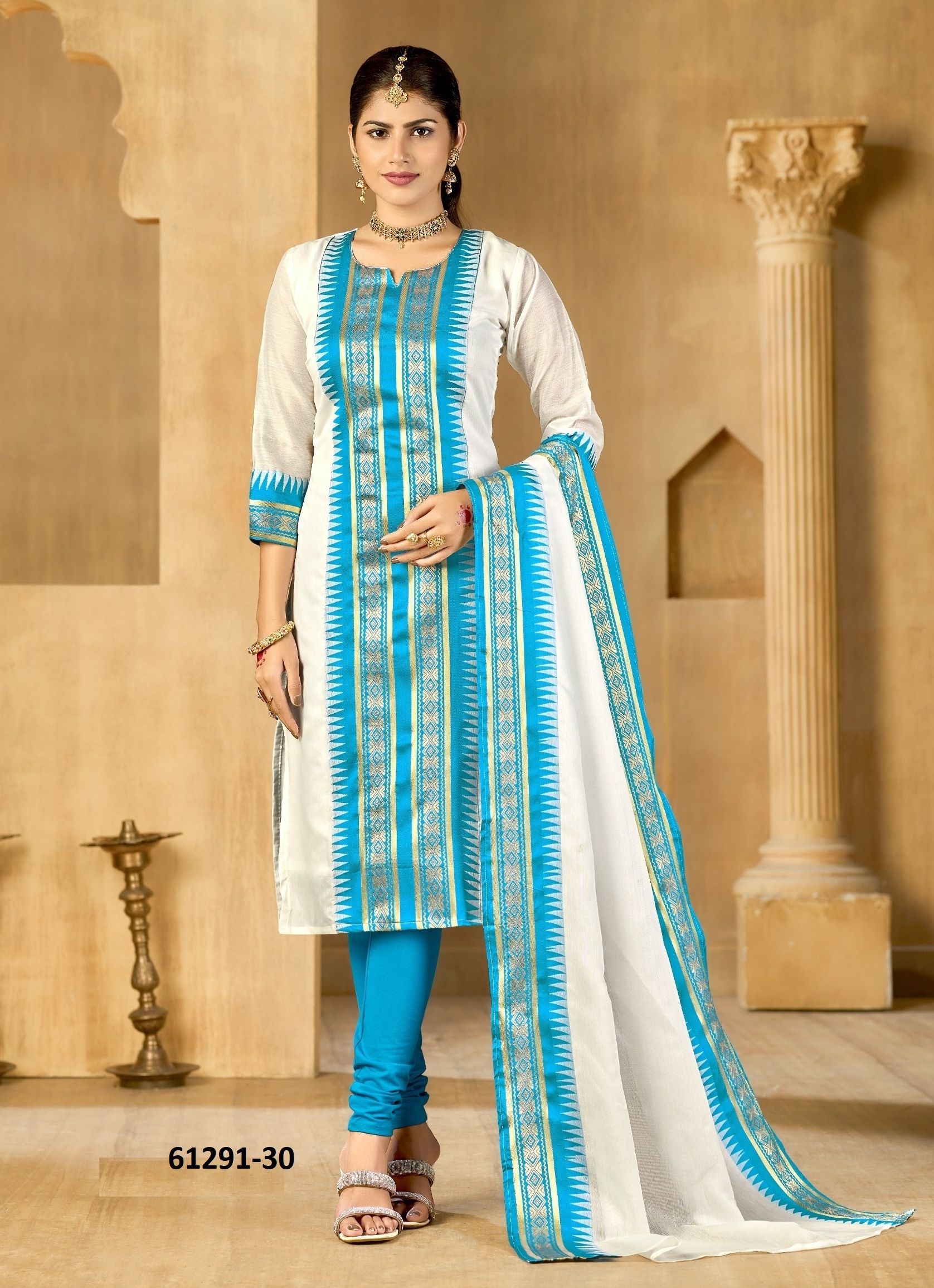 SILK AFFAIR - Catalog # 61291 (Set of 7 Readymade Women's Kurtis / Tops) by Desi Muse SILK AFFAIR - Catalog # 61291 (Set of 7 Readymade Women's Kurtis / Tops) by Desi Muse