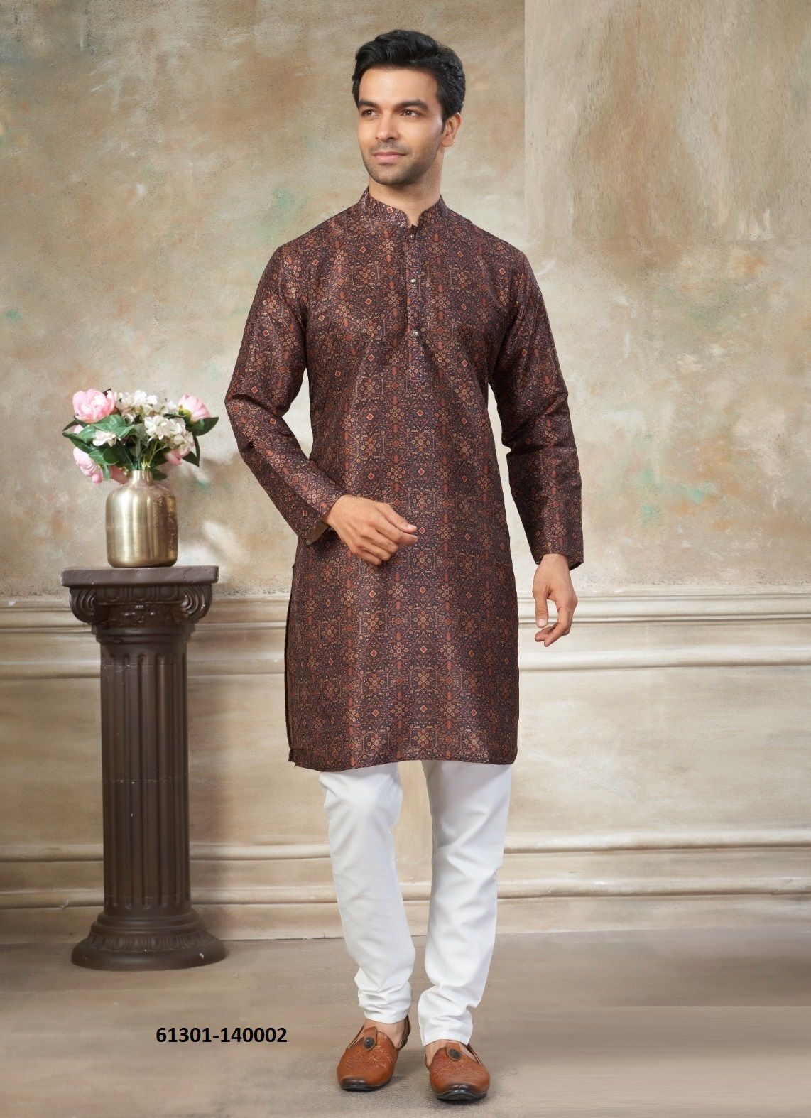VOLUME 140 - Catalog # 61301 (Set of 9 Men's Ethnic Wear) by Meheriya